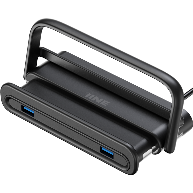 IINE Steam Deck Aluminum Docking Station Multi-function Charging Video Converter Compatible SteamDeck Nintendo Switch/OLED