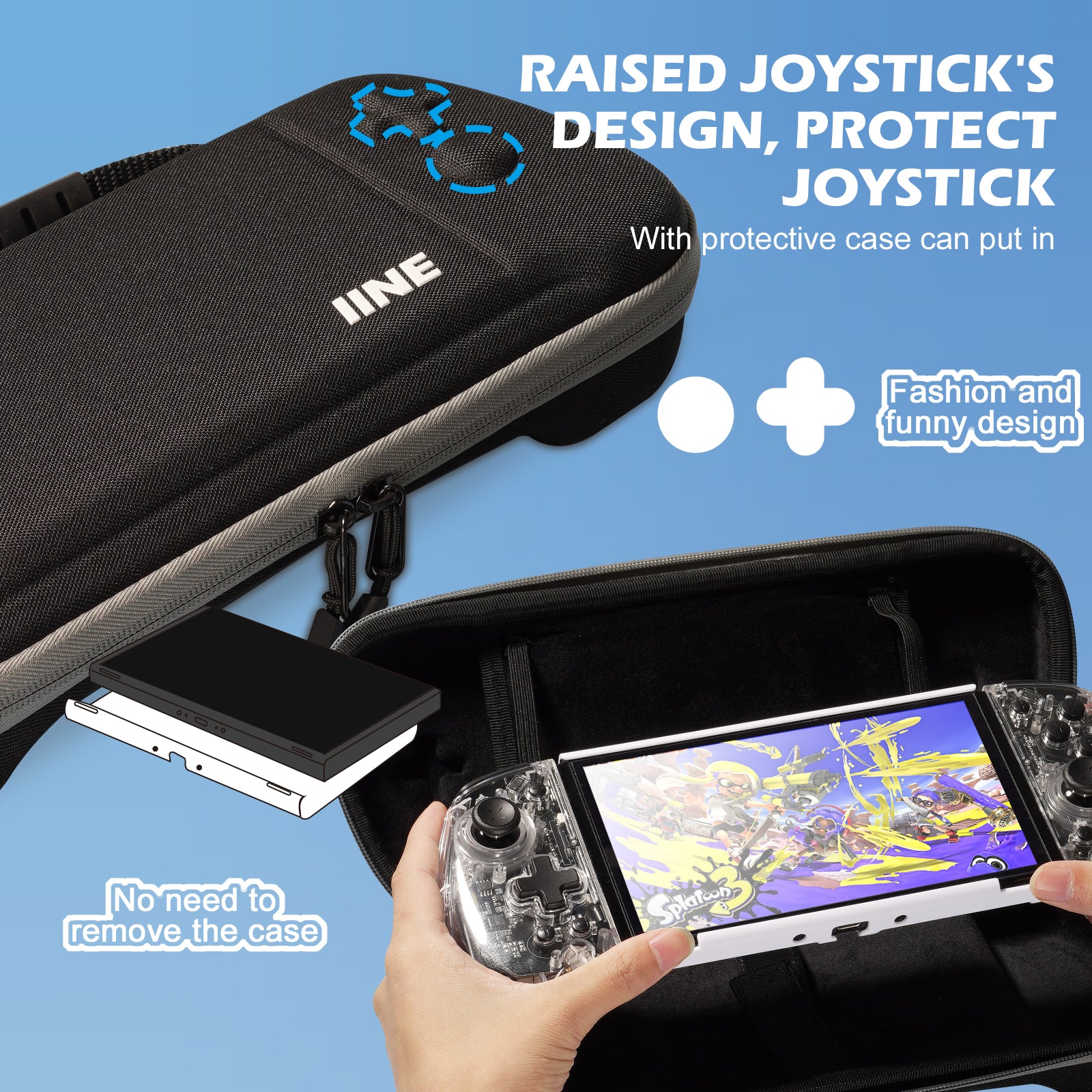 IINE Elite-Plus Joypad Bag for Nintendo Switch/OLED