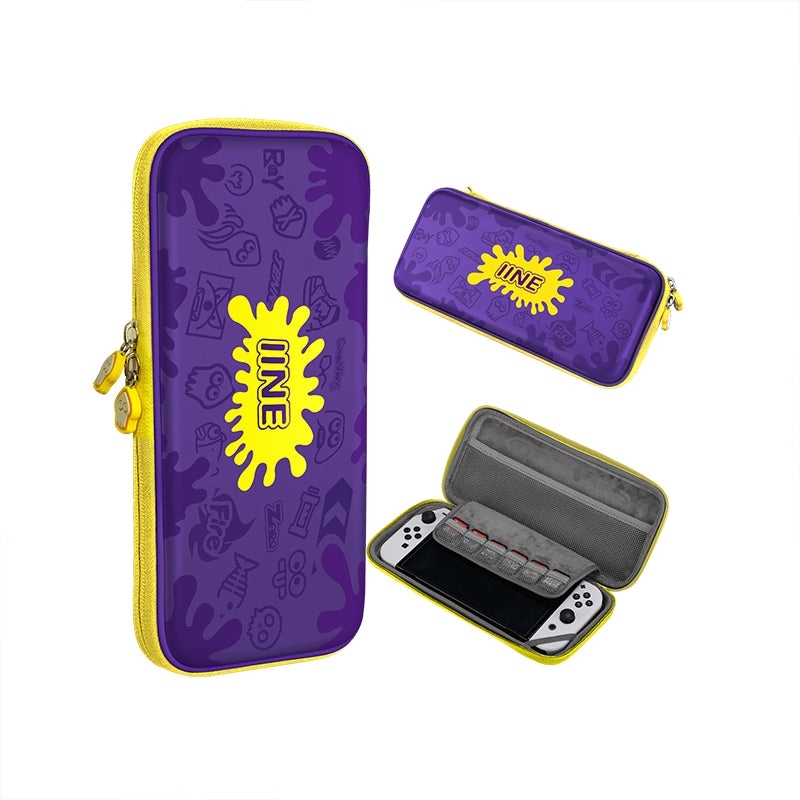 IINE Splatoon Purple-Yellow Games Accessories for Nintendo Switch