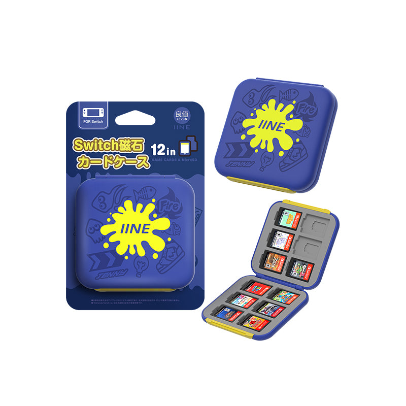 IINE Splatoon Purple-Yellow Games Accessories for Nintendo Switch