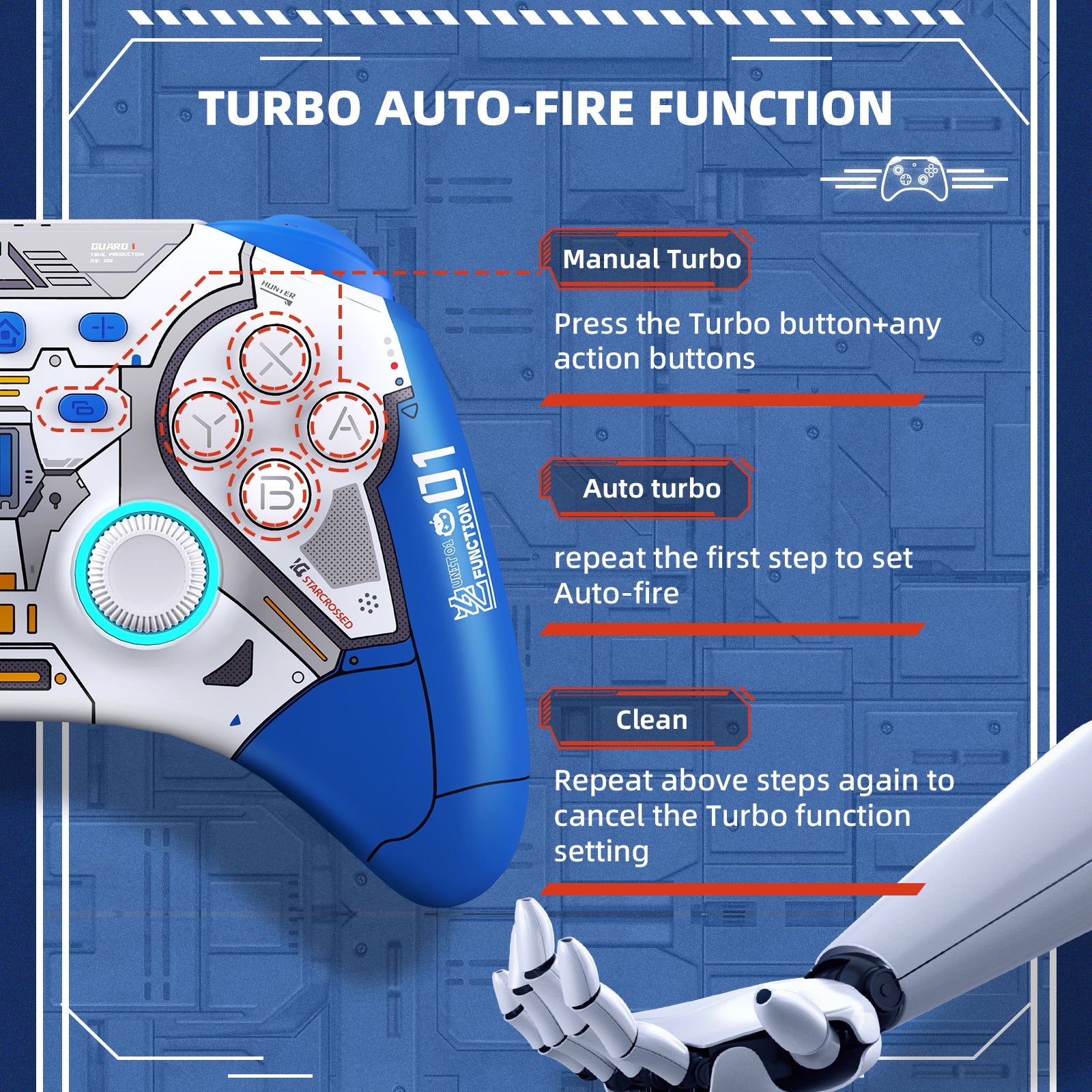 IINE Ares Mecha Wireless Pro Controller