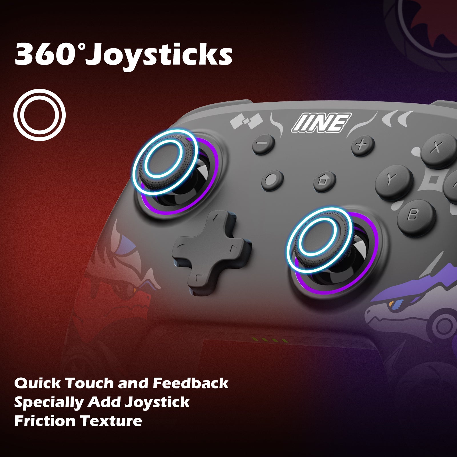 IINE Nintendo Switch Pokemon Scarlet & Violet Wireless Controller