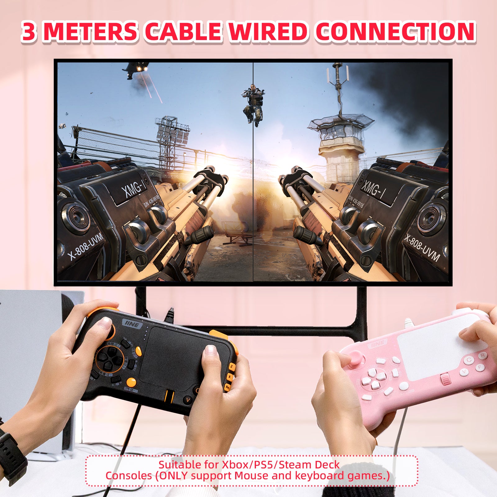 IINE Mouse-Pad Pro Controller As Keyboard and Mouse Combo Set