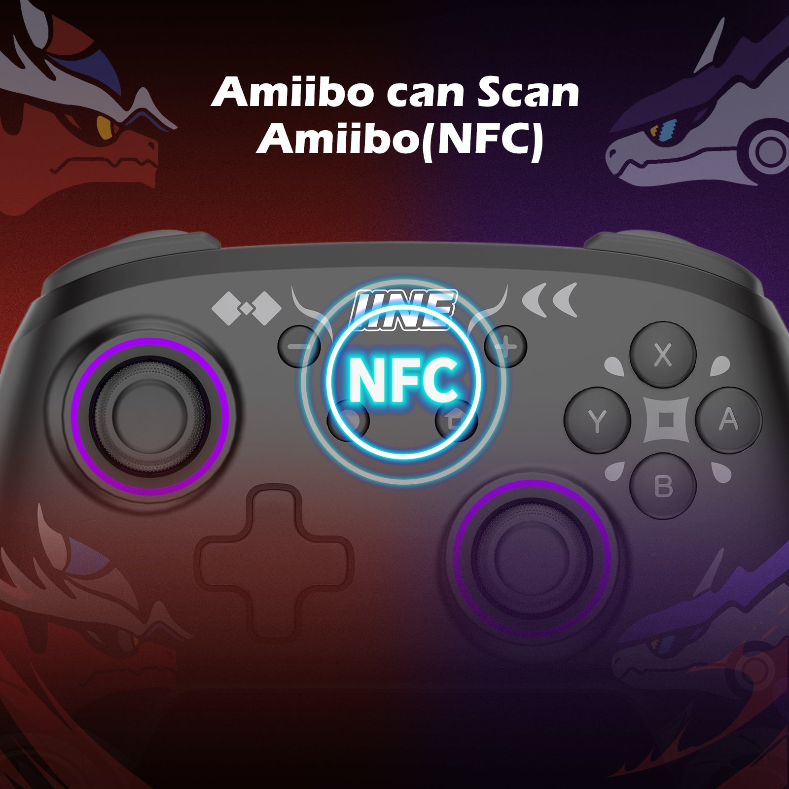 IINE Nintendo Switch Pokemon Scarlet & Violet Wireless Controller