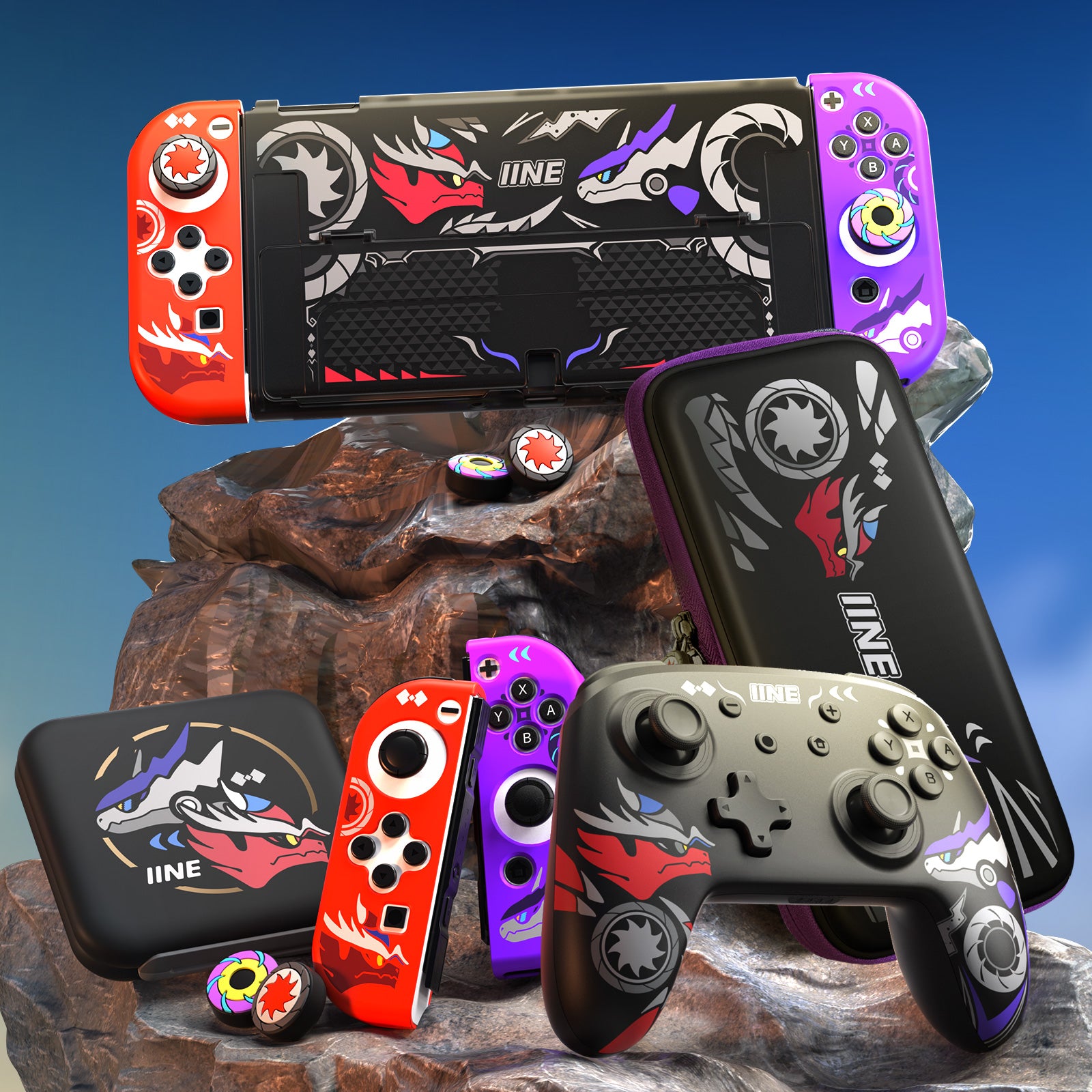 IINE Pokémon Scarlet & Violet Game Accessories for Nintendo Switch