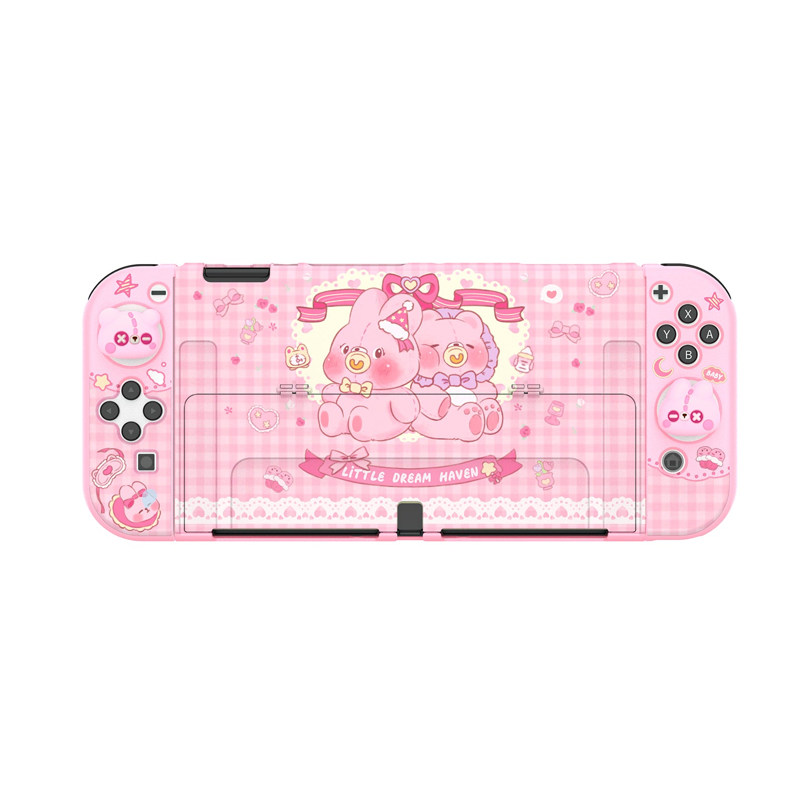 IINE Pink Protective Case for Switch Oled