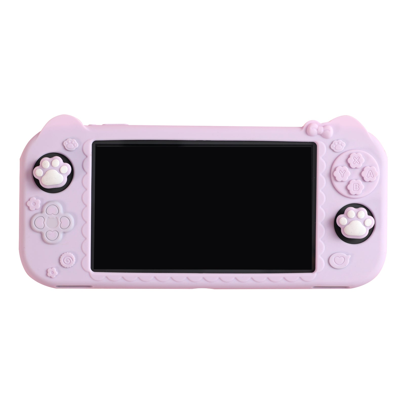 IINE Cute Kitten Full-Cover Silicone Case for Switch Lite