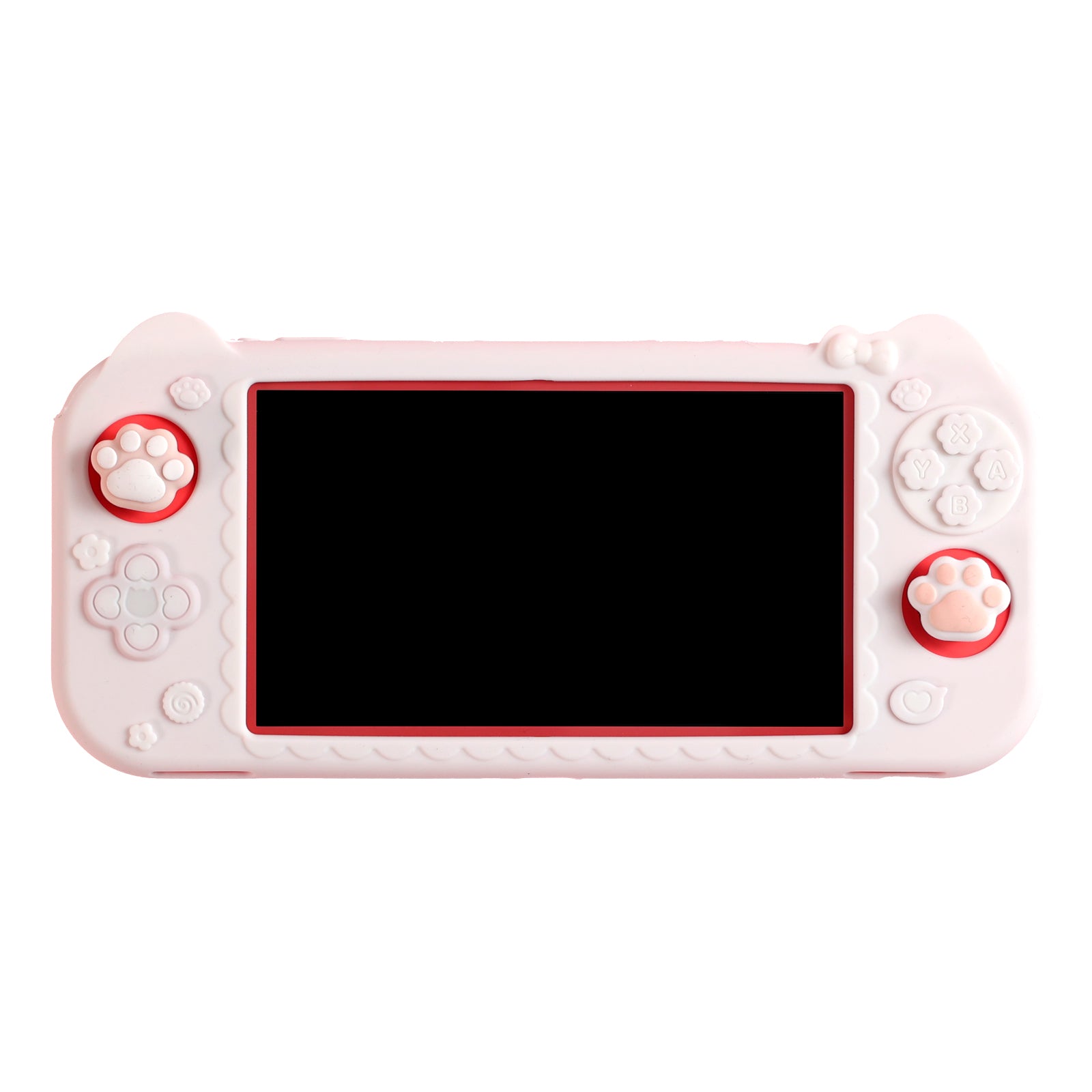 IINE Cute Kitten Full-Cover Silicone Case for Switch Lite