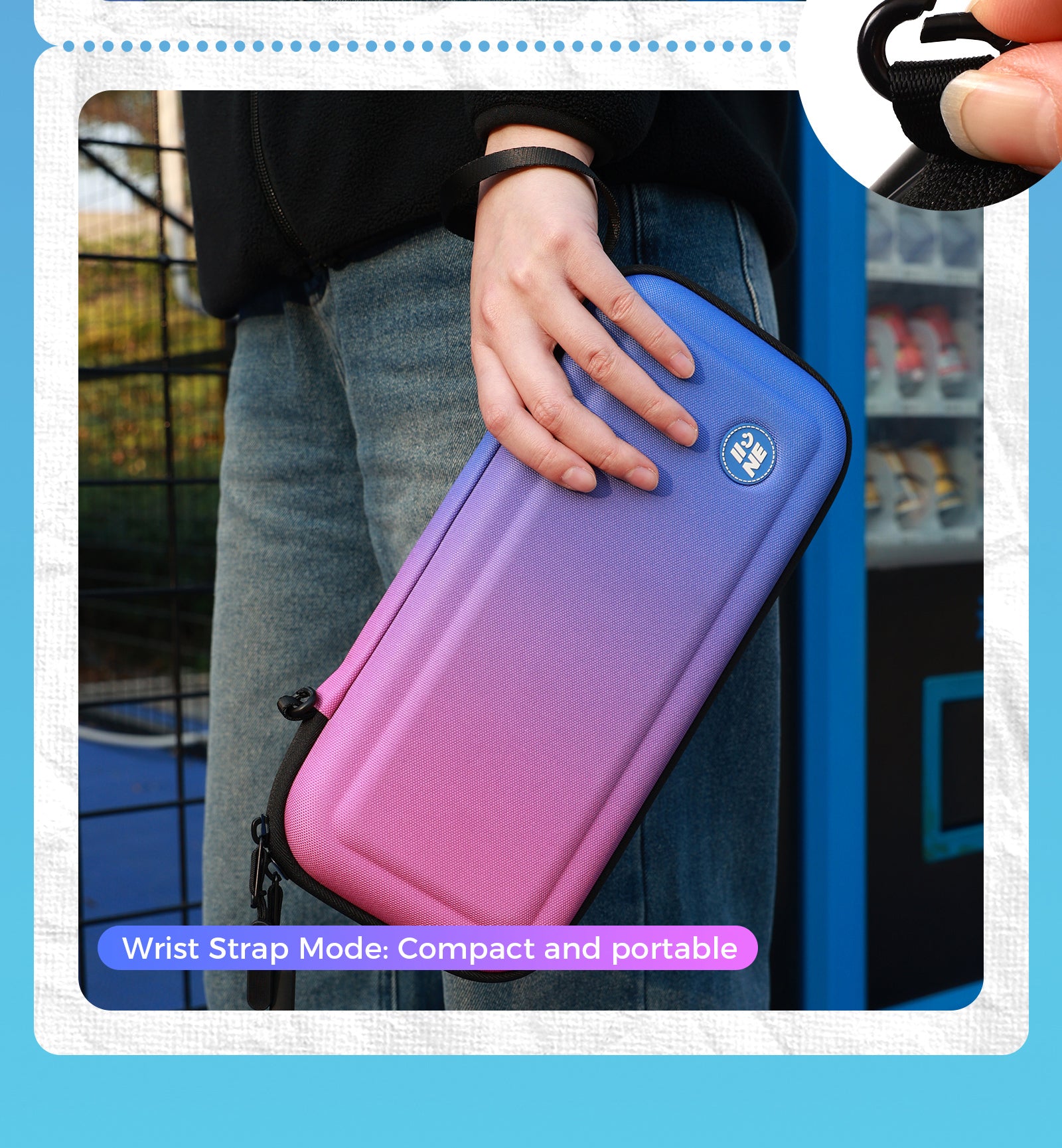 IINE EVA Gradient Storage Bag for Switch 2