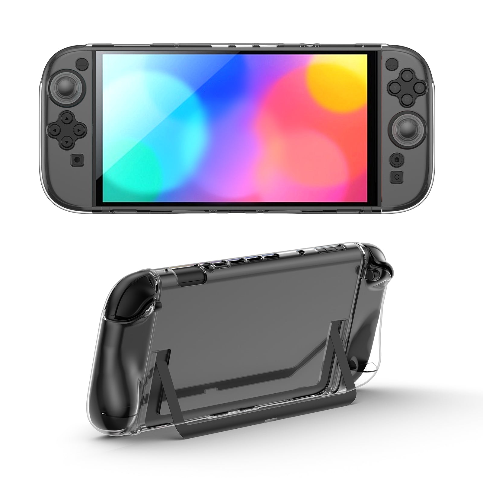 IINE PC Raised&Flat Back Protective Case for Switch 2