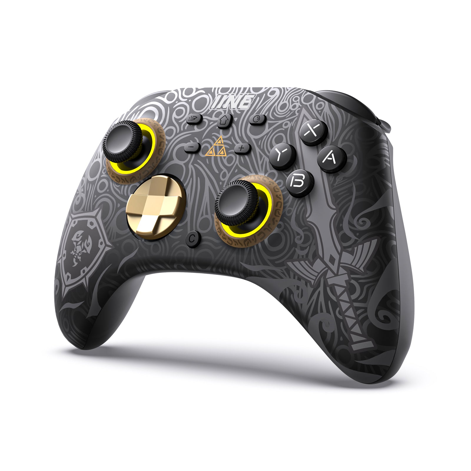 IINE ARES WIRELESS GEN 2 CONTROLLER/Wake-Up for Switch 2/ 6-Axis Motion Control / One-Button RGB Lighting Control/Adjustable Vibration /Macro Buttons/Turbo Function/3.5mm Headphone