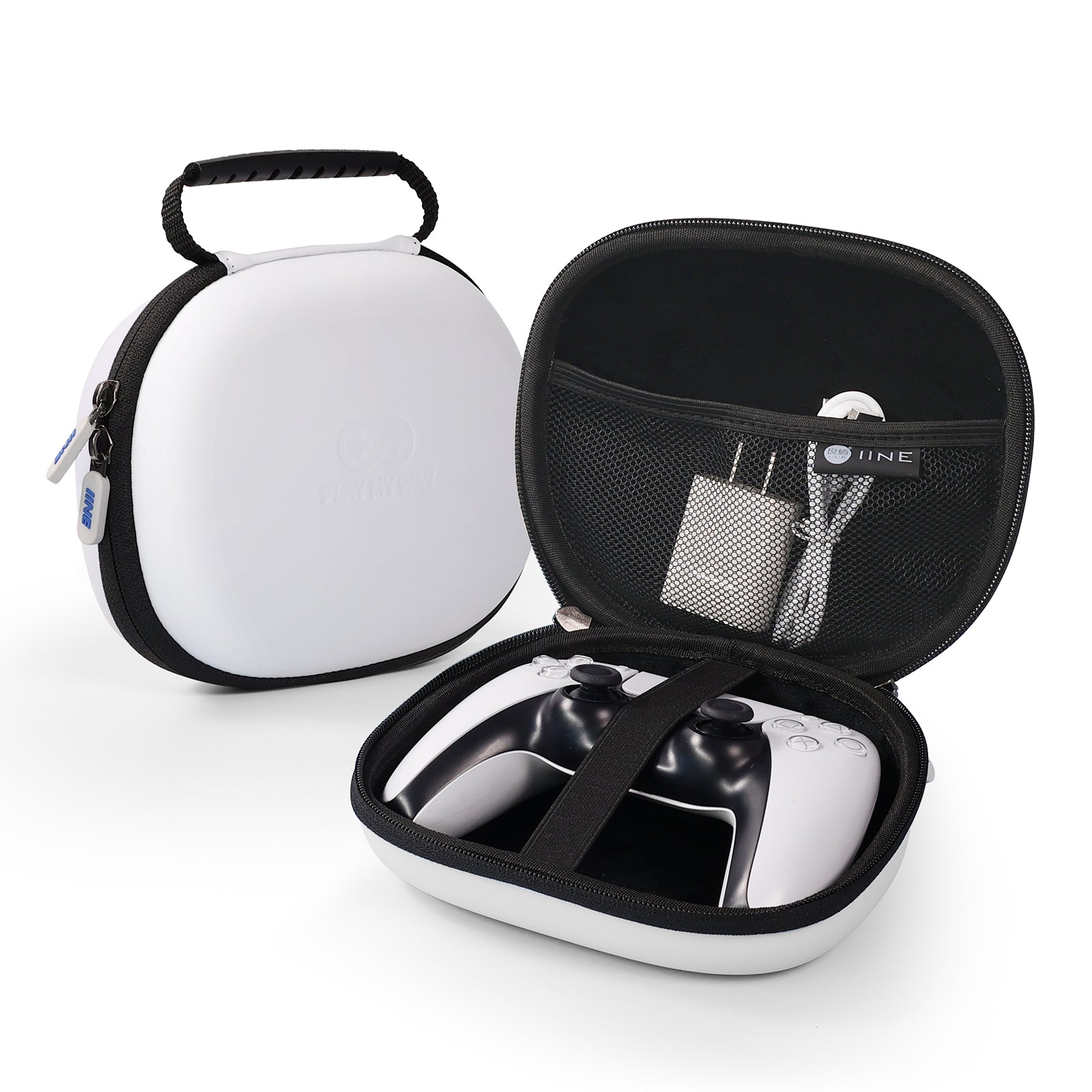 IINE White Storage Bag for Ps5 Controller