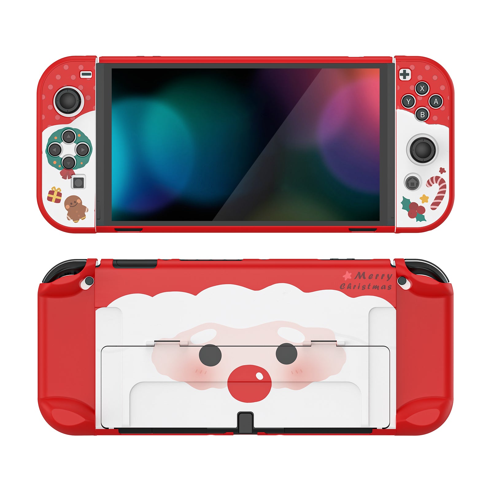 IINE Merry Santa Protective Case for Switch OLED