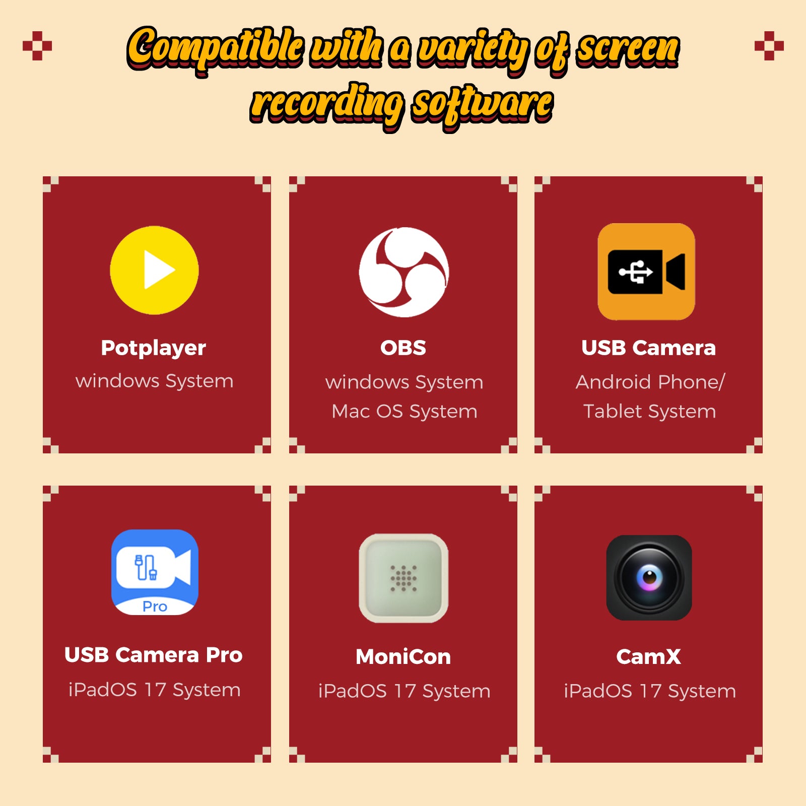IINE 4-In-1 Switch Video Capture Card Converter