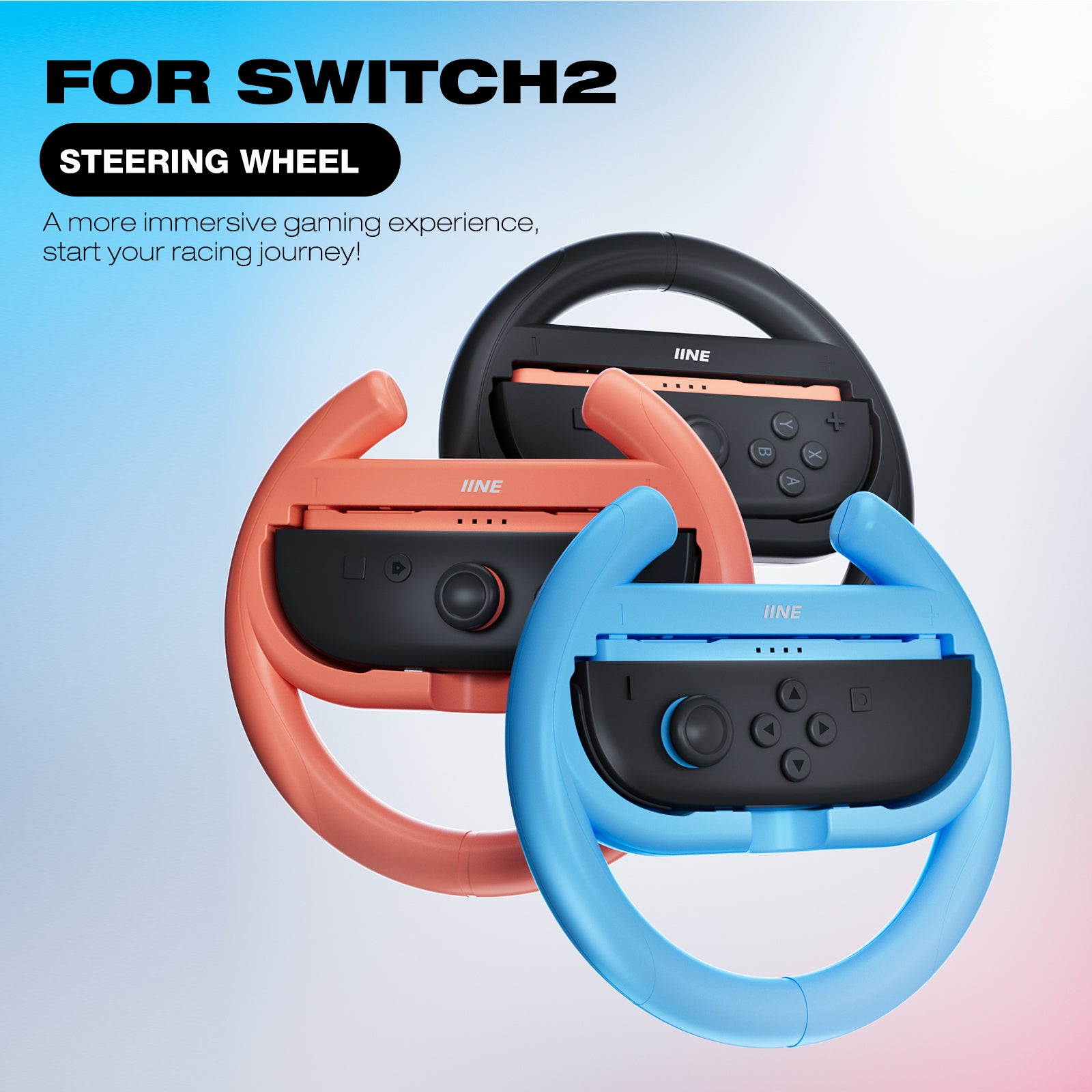 IINE Steering Wheel Grip for Switch 2