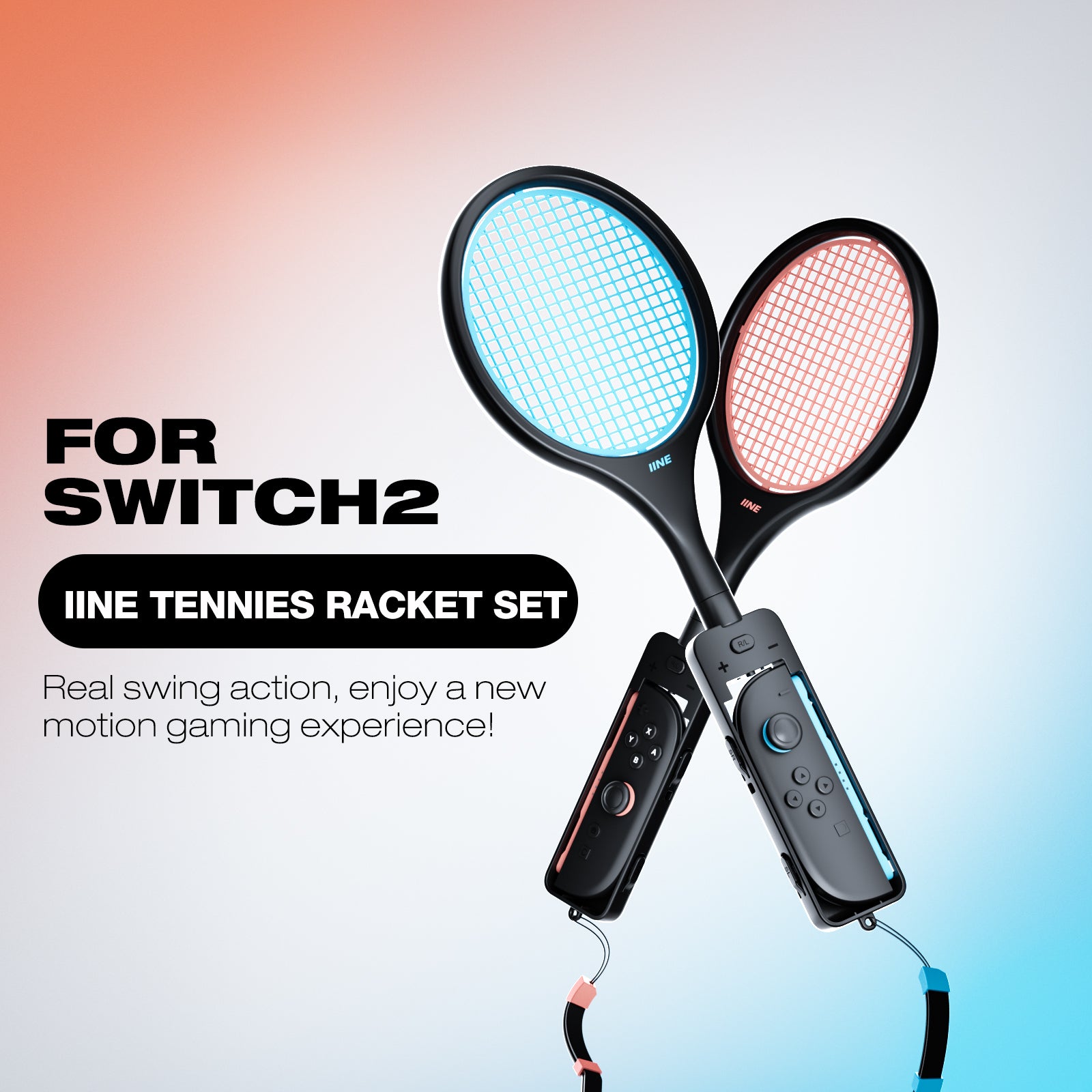 IINE Tennies Racket Set for Switch 2