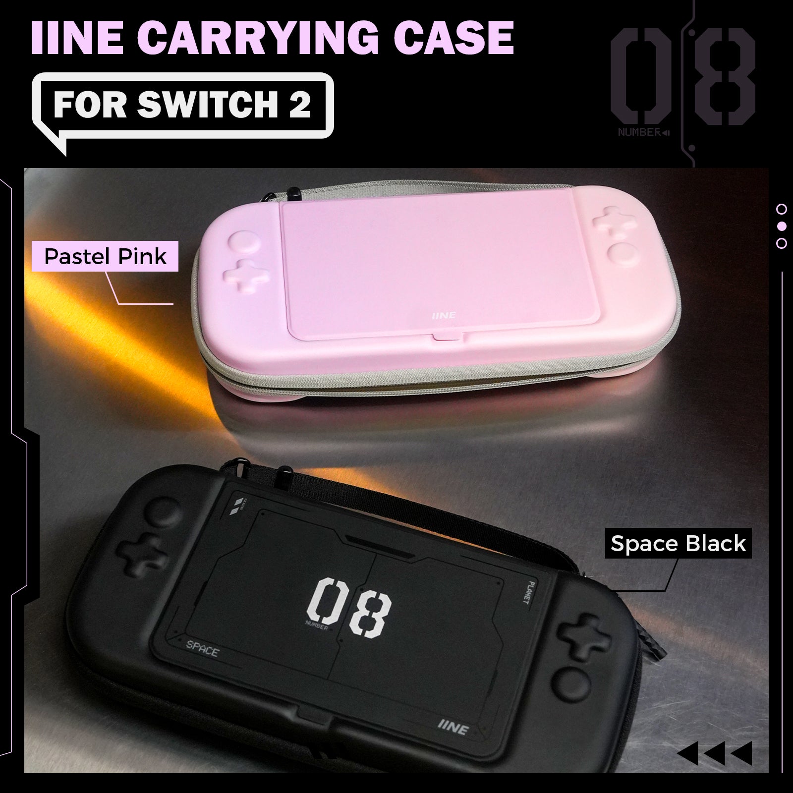 IINE Carrying Case for Switch 2