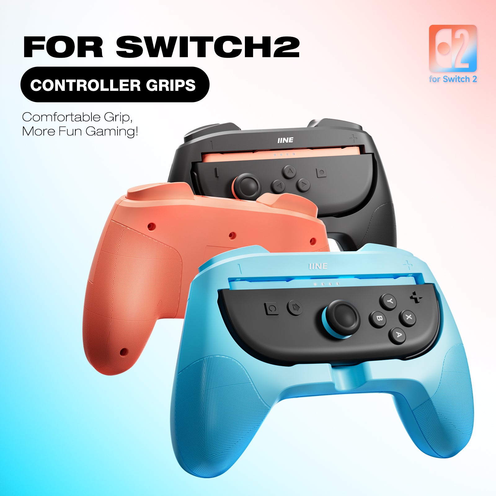 IINE Controller Grip for Switch 2