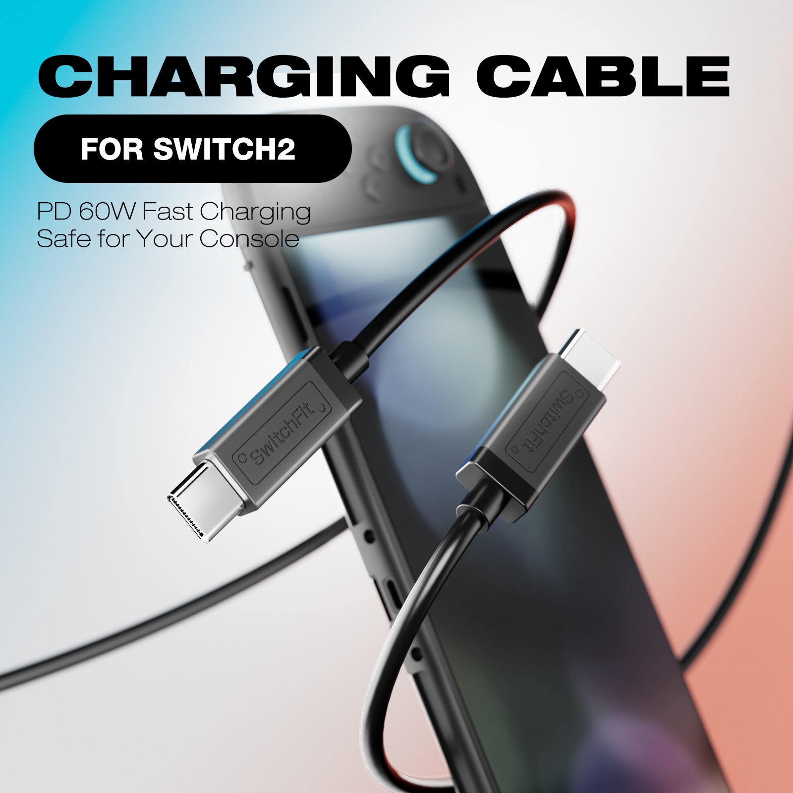IINE PD 60W Fast Charging Cable for Switch 2
