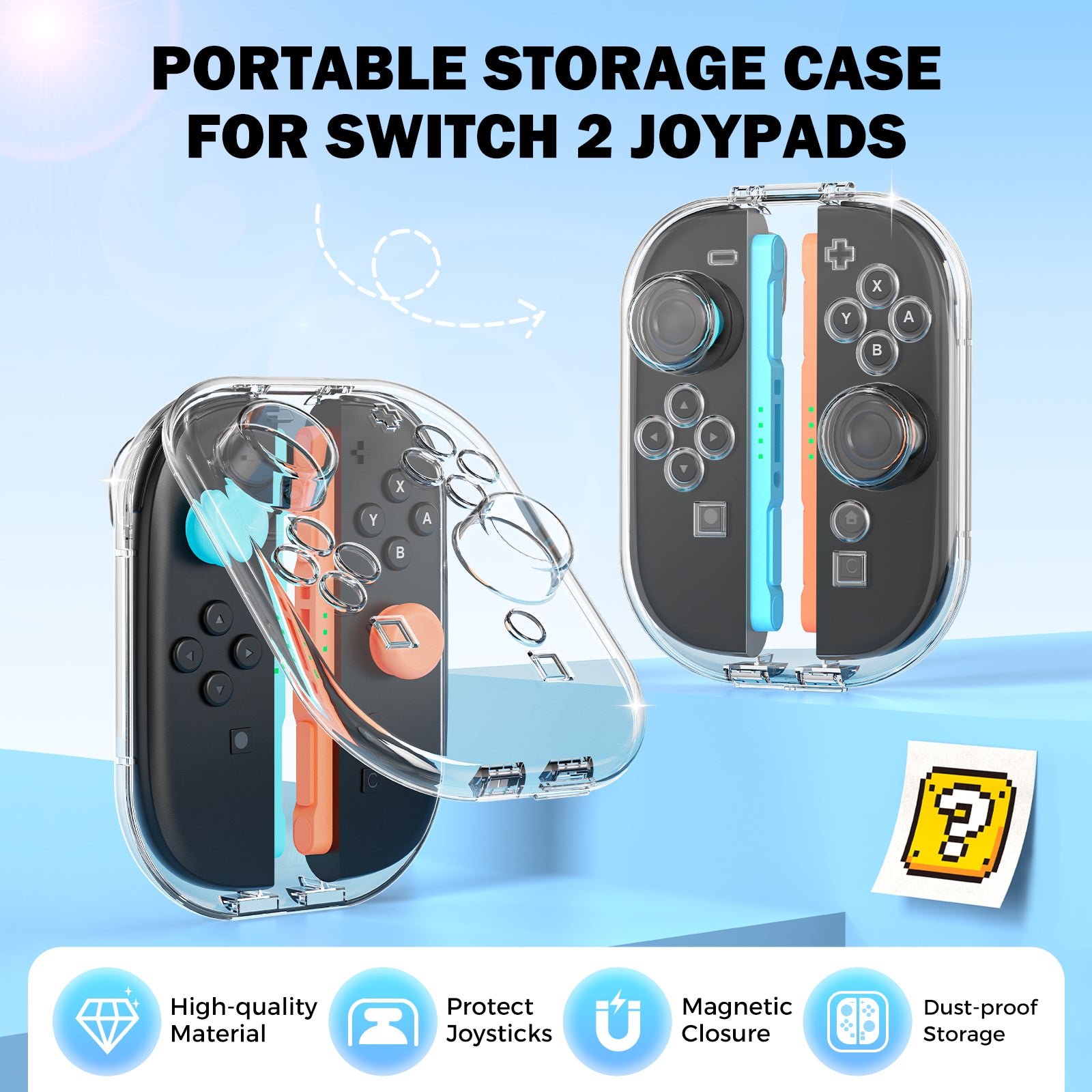 IINE PC Portable Transparent Storage Case for Switch 2
