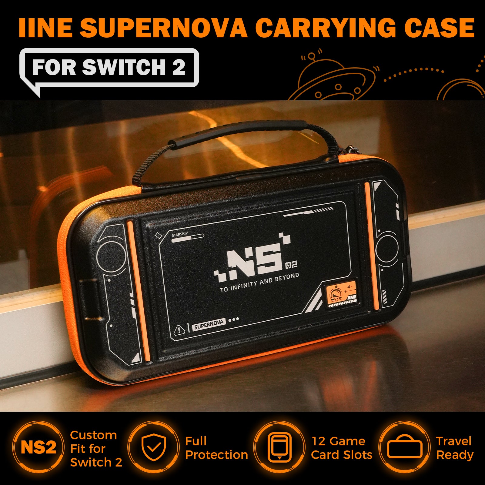 IINE Supernova Carrying Case for Switch 2