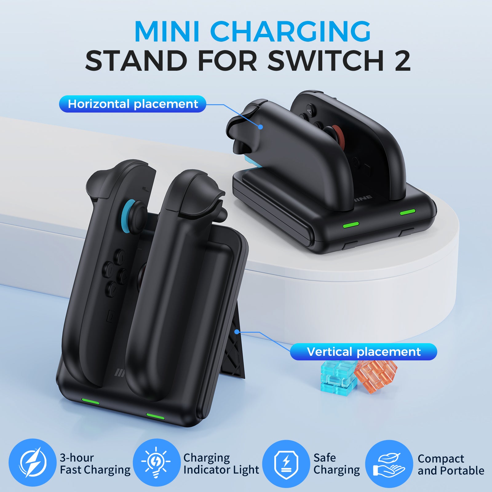 IINE Dual Charging Stand for Switch 2