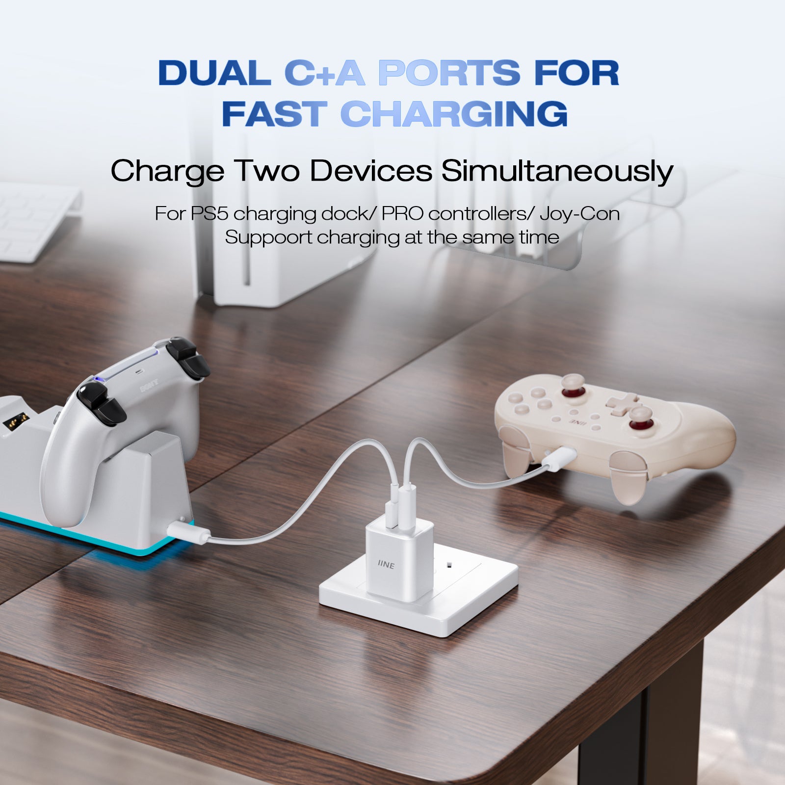 IINE PD 20W Dual Port  Fast charger