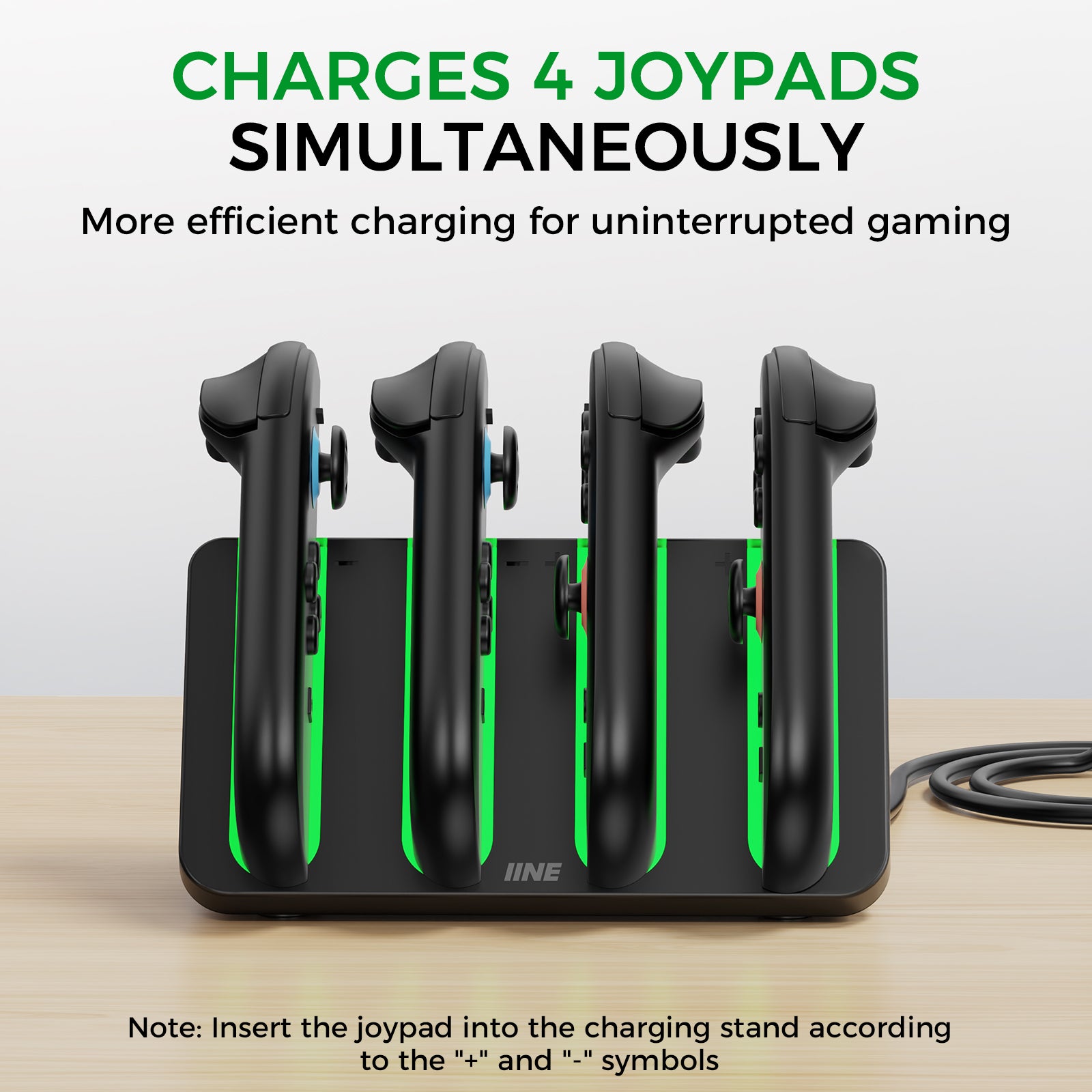iine 4-in-1 Charging Stand for Switch 2 Fast Charging
