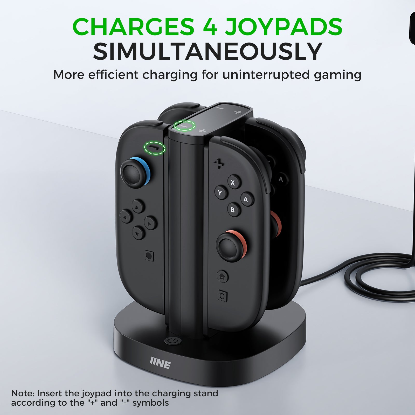 IINE 4-in-1 Charging Stand for Switch 2