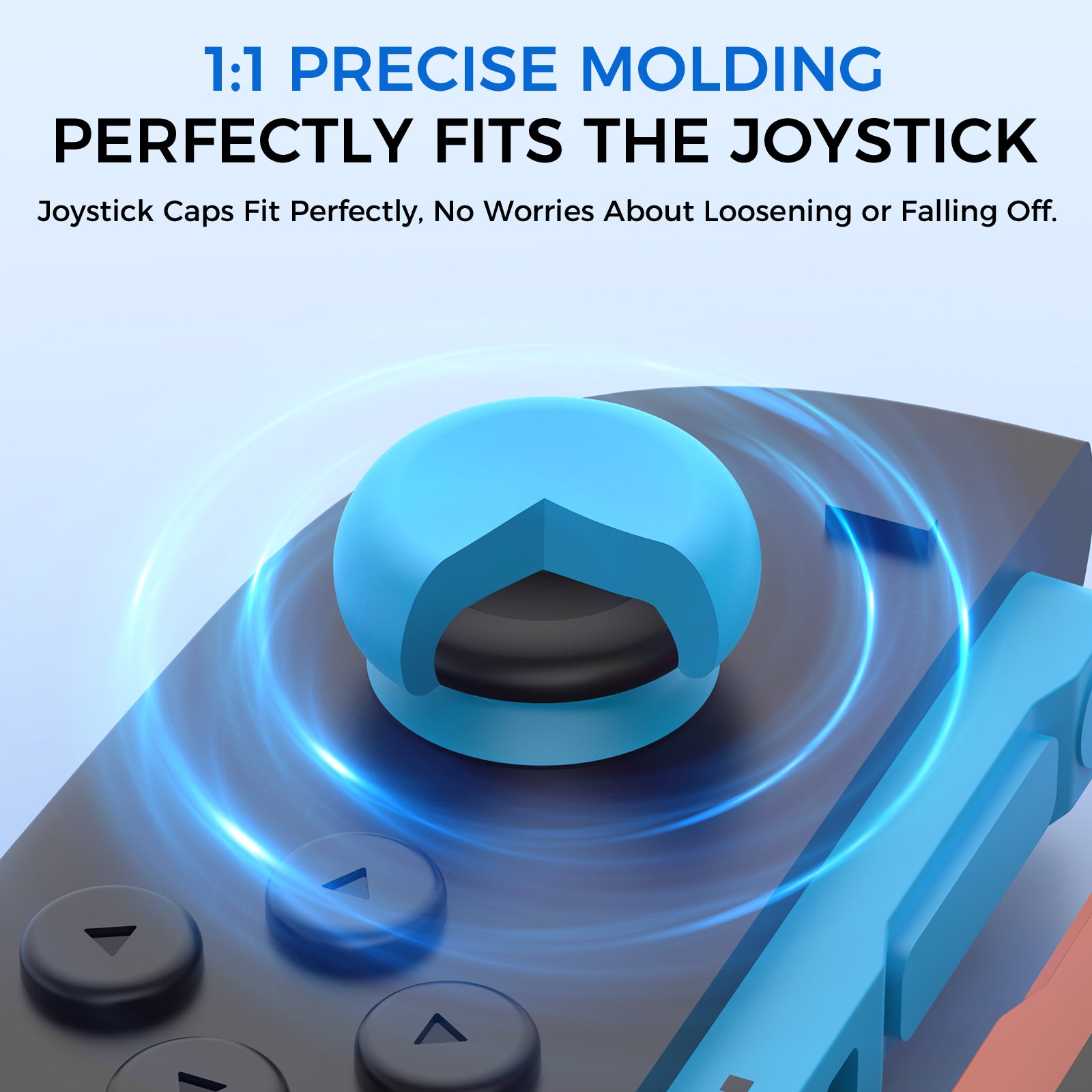IINE Dual-Heiight Silicone Joystick Caps for Switch 2
