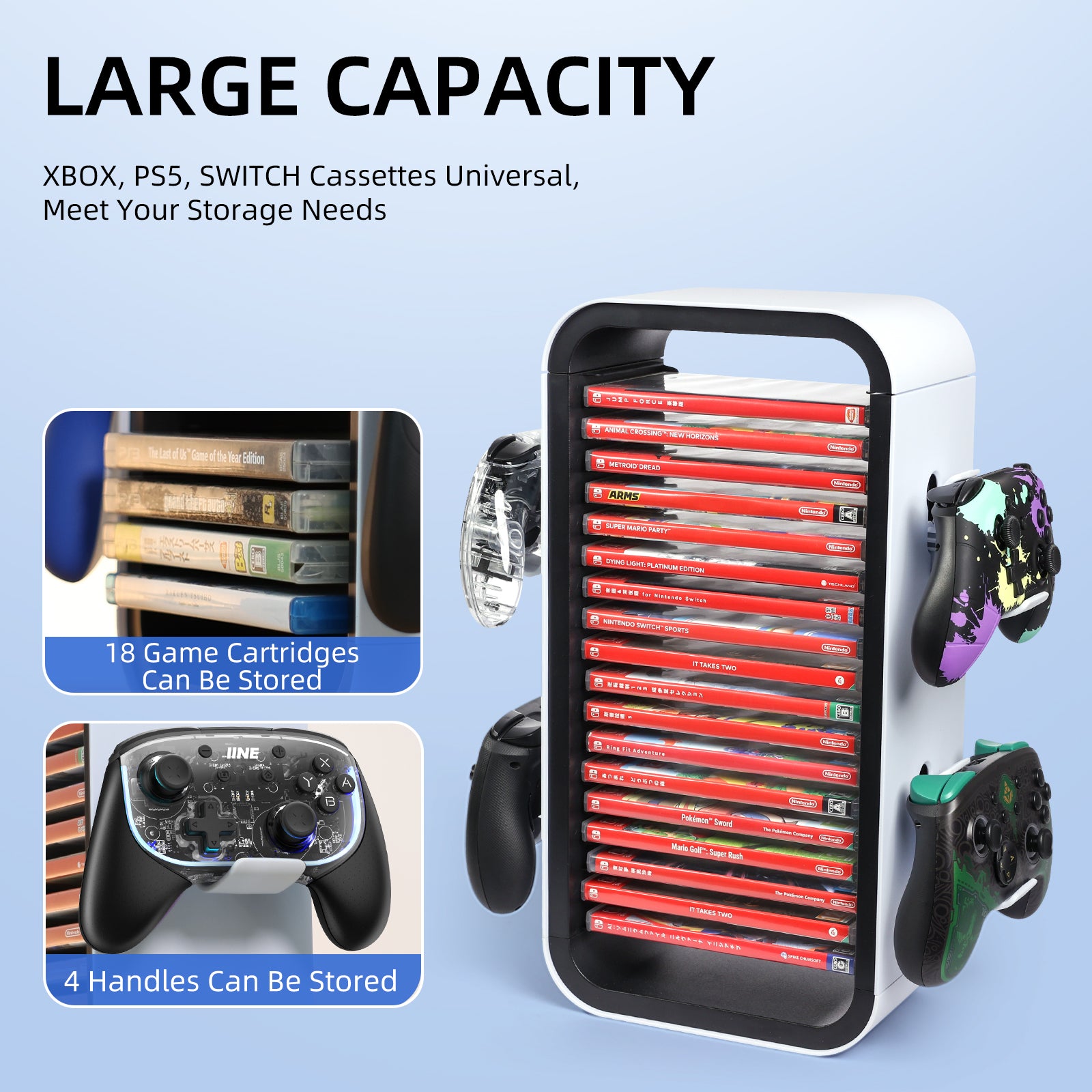 IINE PS/XBOX/NS Cassete Holder