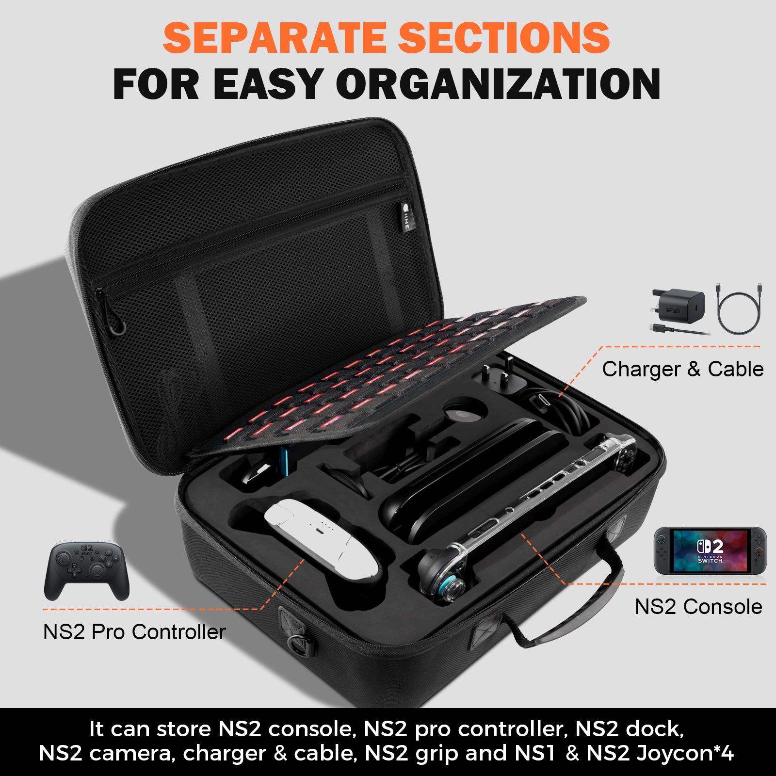 IINE ALL-IN-ONE CARRYING CASE FOR NS2