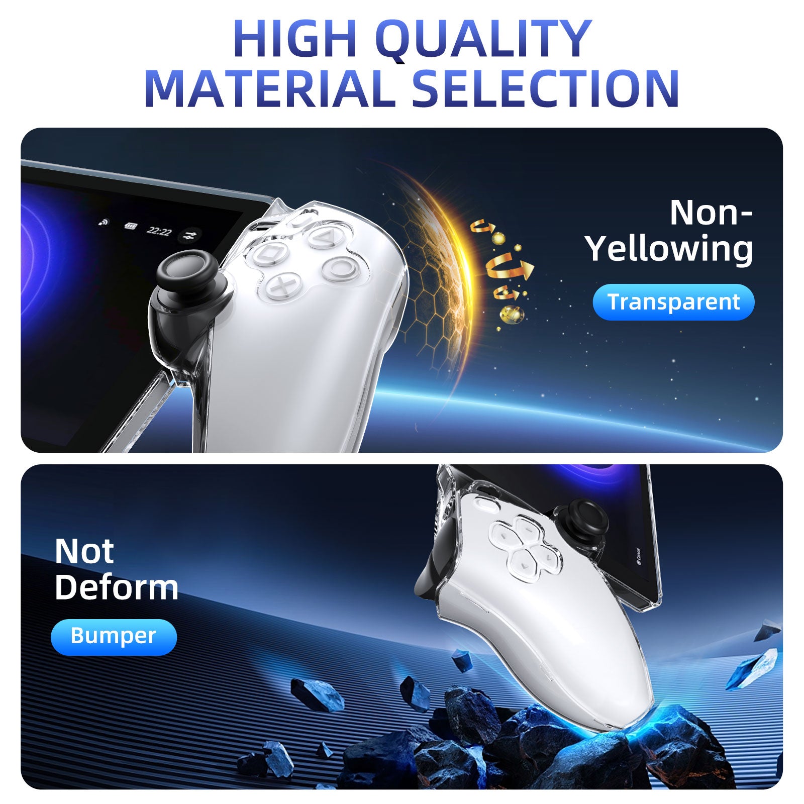 IINE transparent protective case for PlayStation Portal