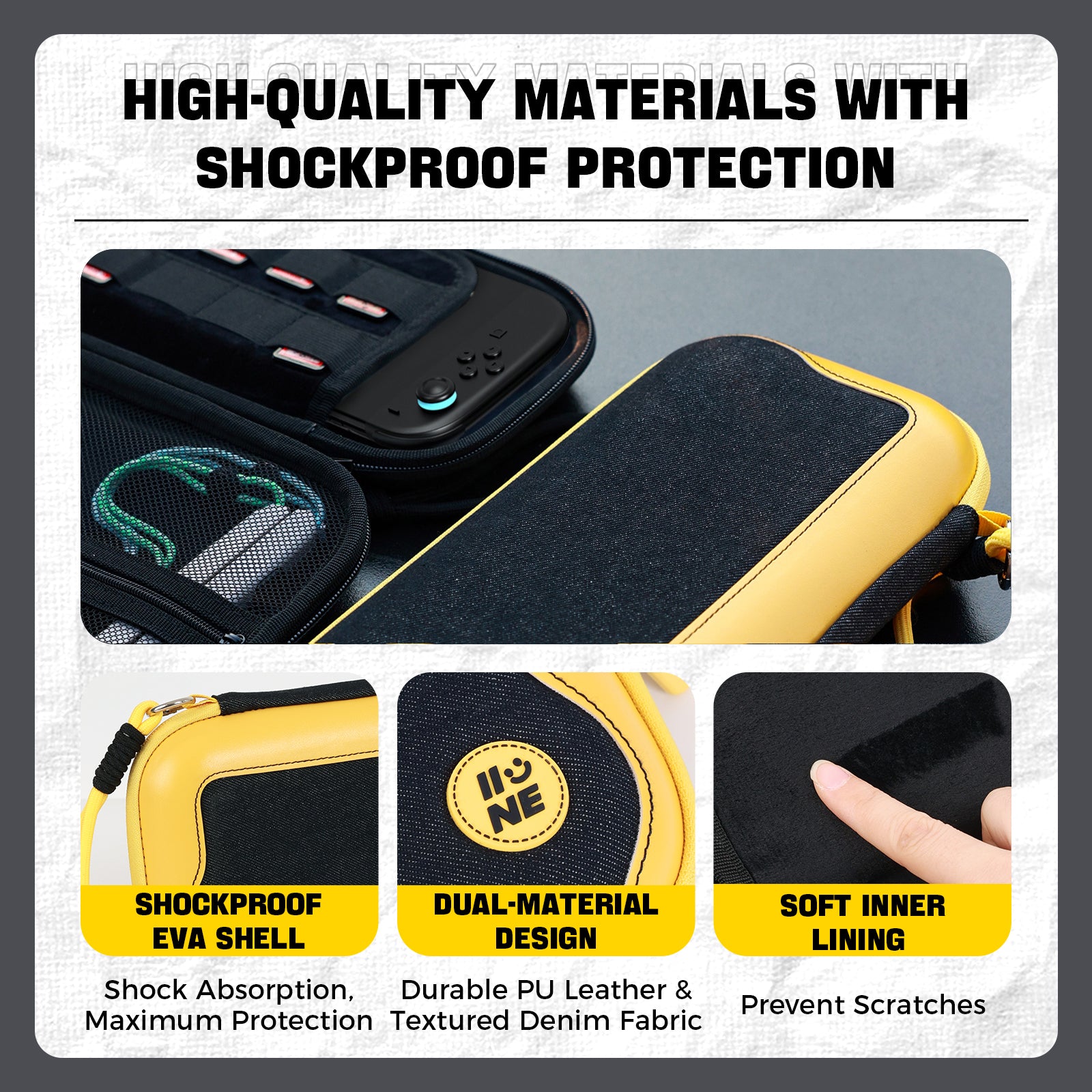 IINE EVA Carrying Storage Bag for Switch 2