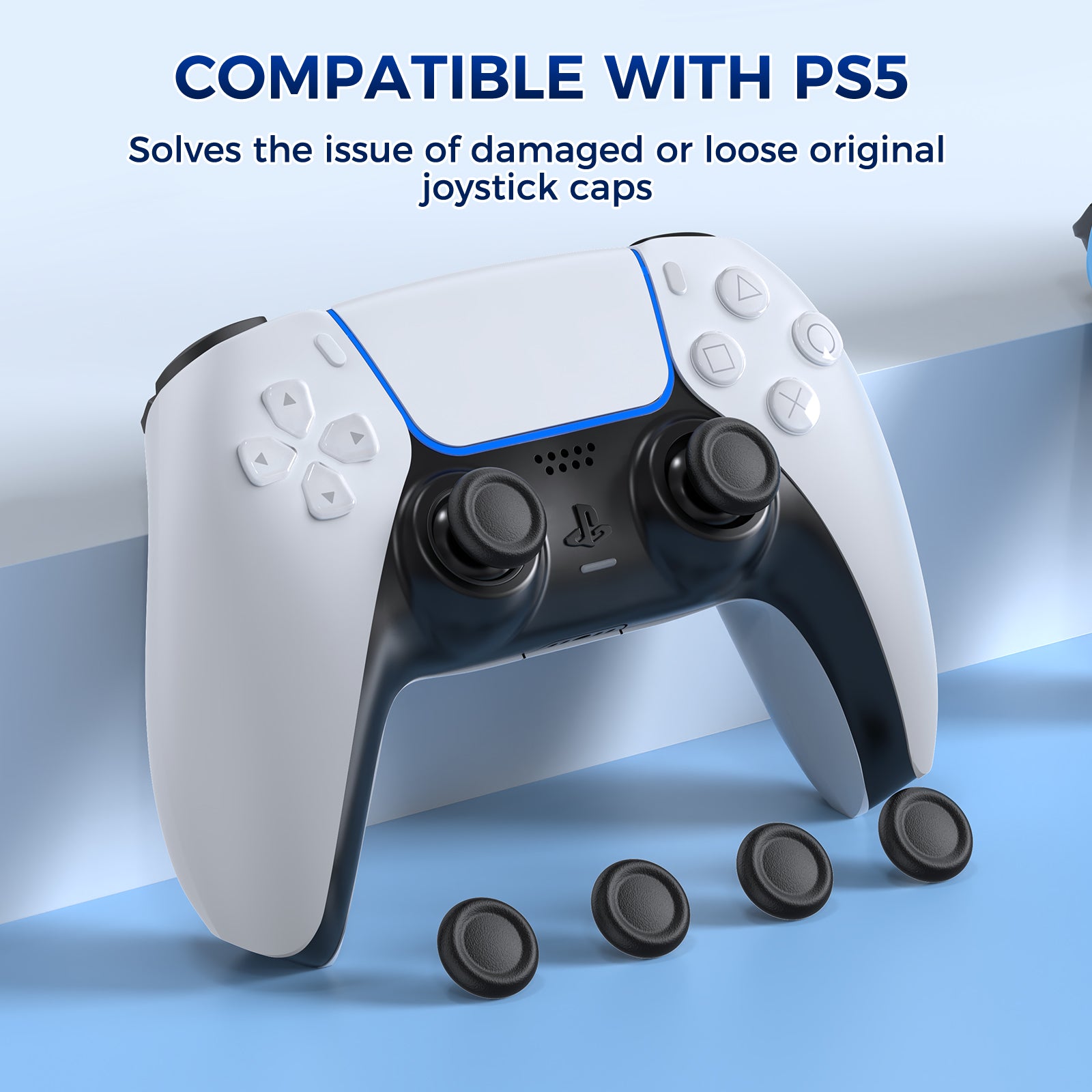 IINE JOYSTICK REPLACEMENT CAPS FOR PS5 /Comfortable Feel ,Easy to install