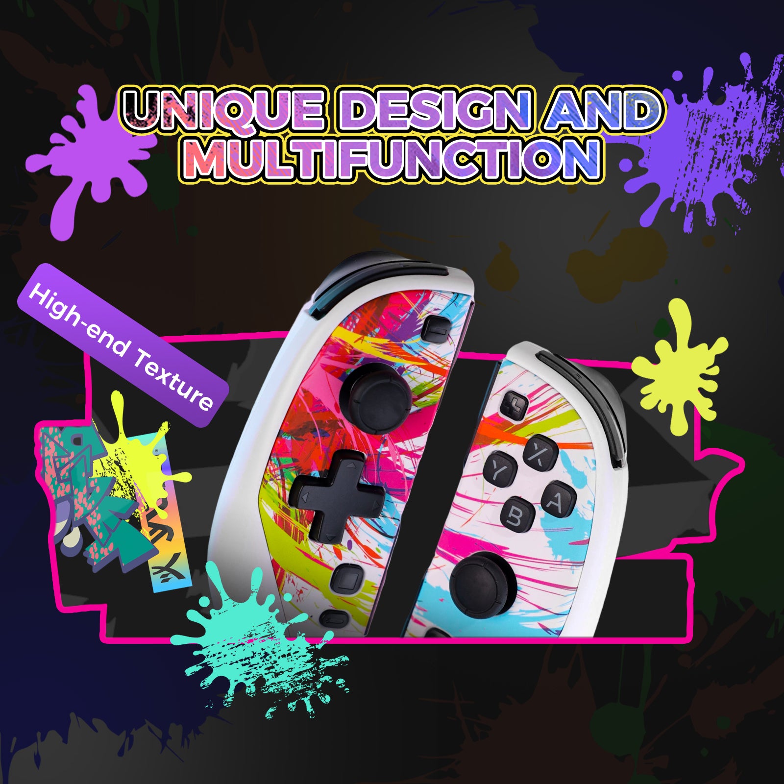 IINE Nintendo Switch Spilit Craffiti Joypad
