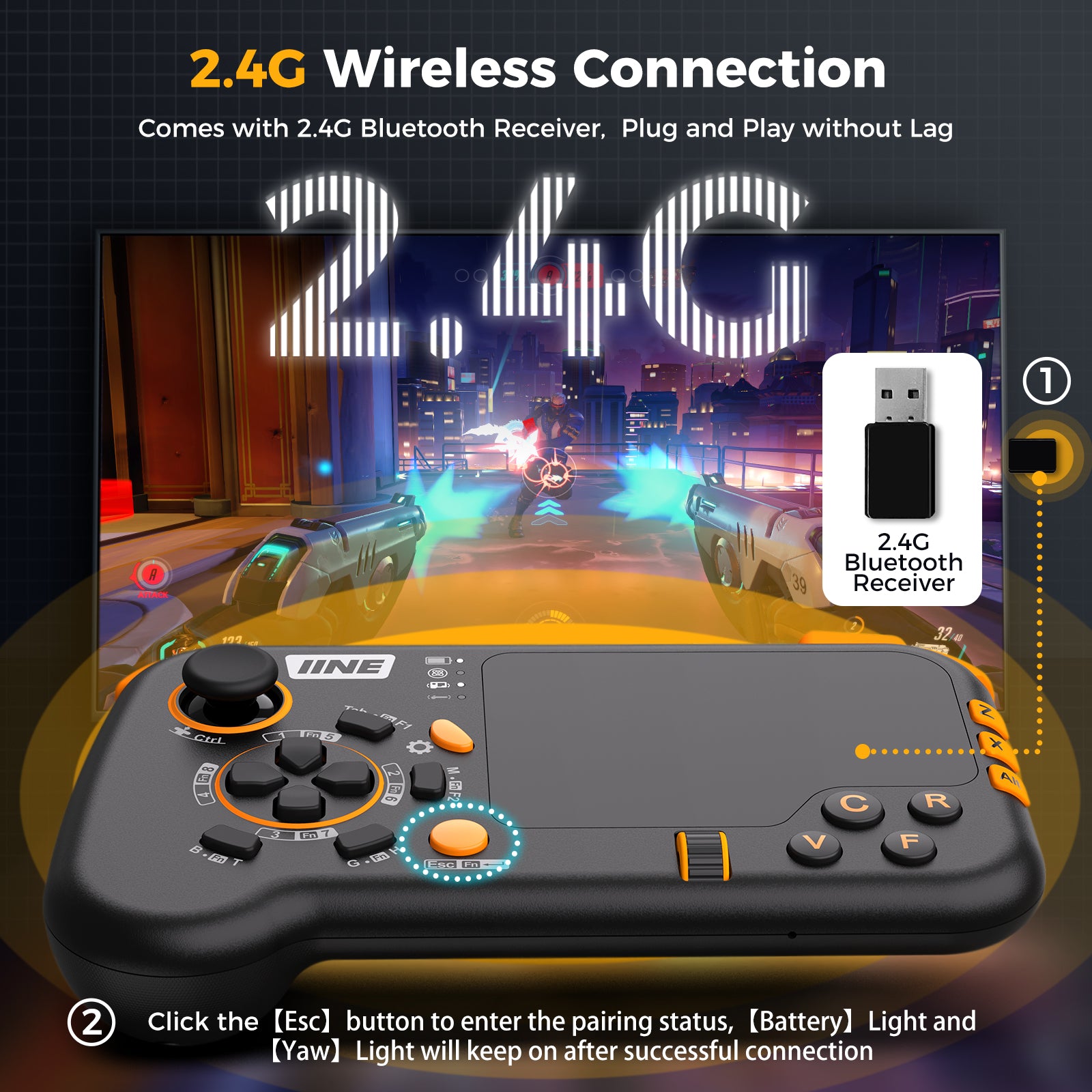 IINE Ungrade Wireless Mouse-Pad Controller – IINE Official Store