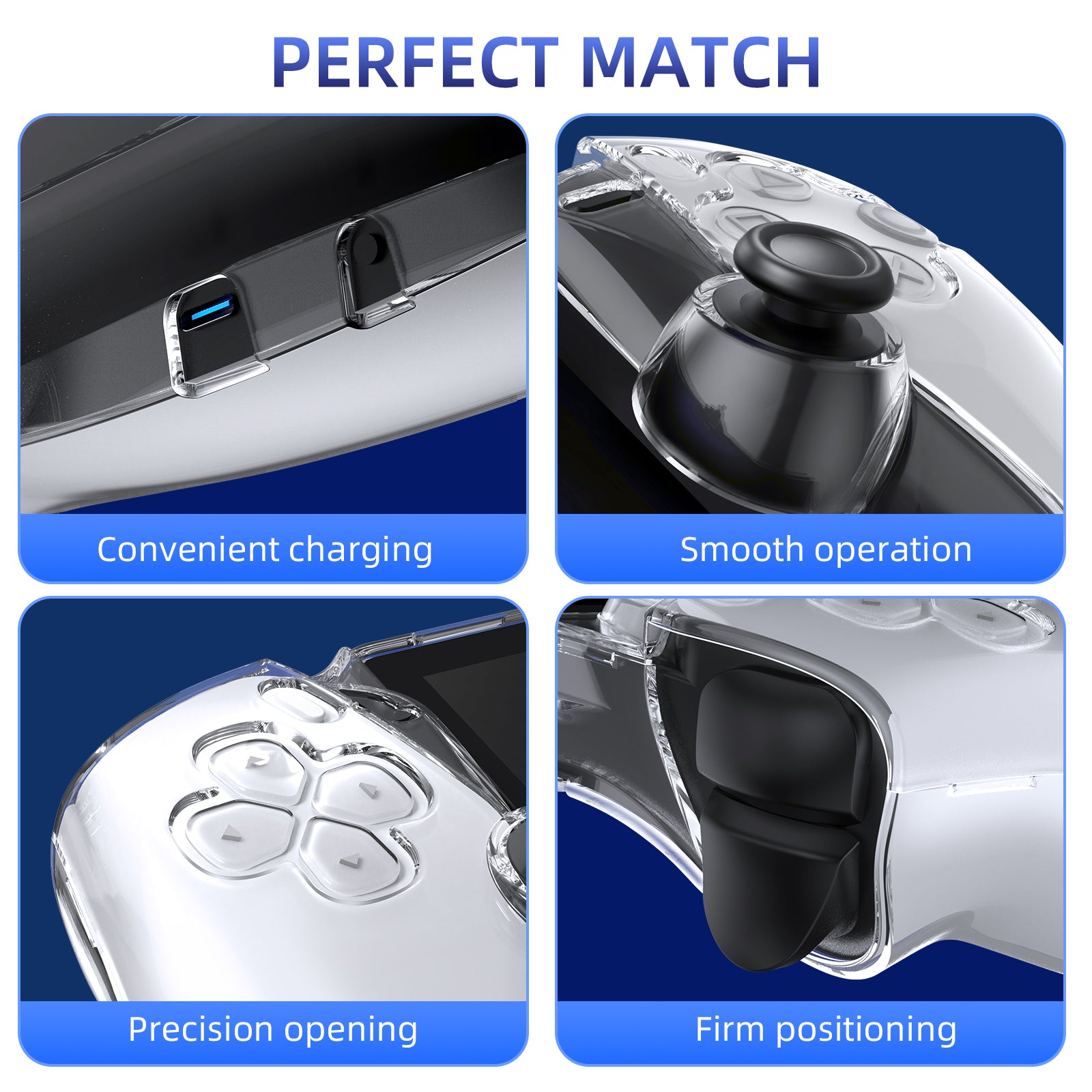 IINE transparent protective case for PlayStation Portal