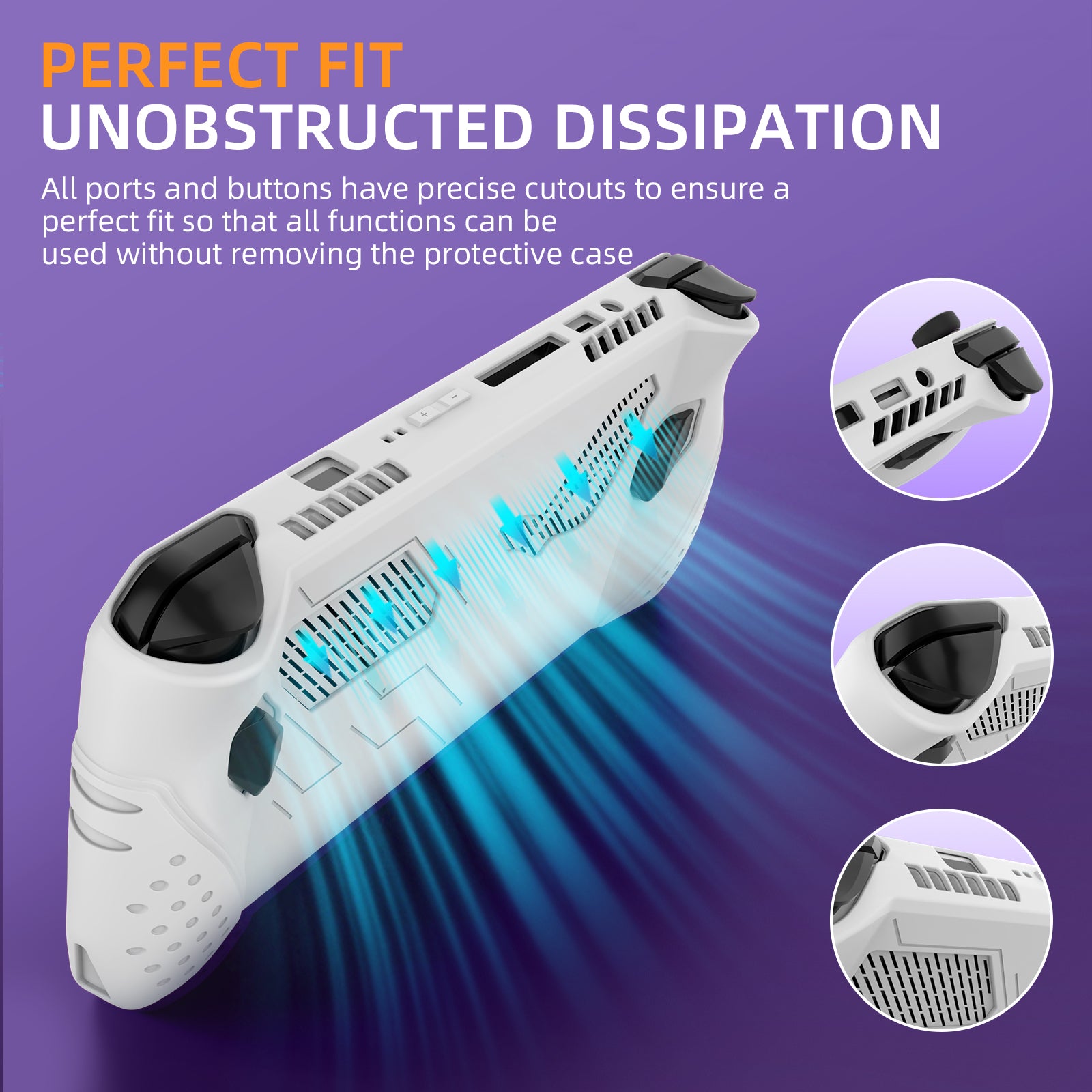 IINE ROG Ally Silicone Protective Case Accessories