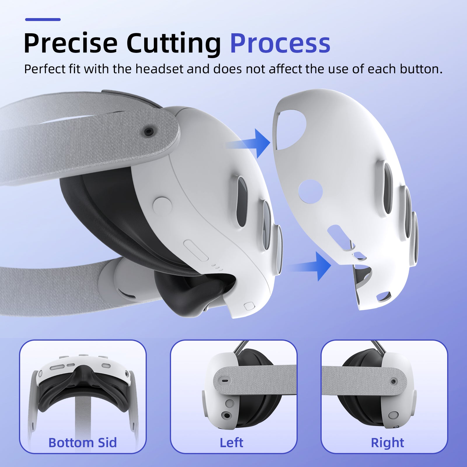 IINE Meta Quest 3 Controller and Headset Protective Covers