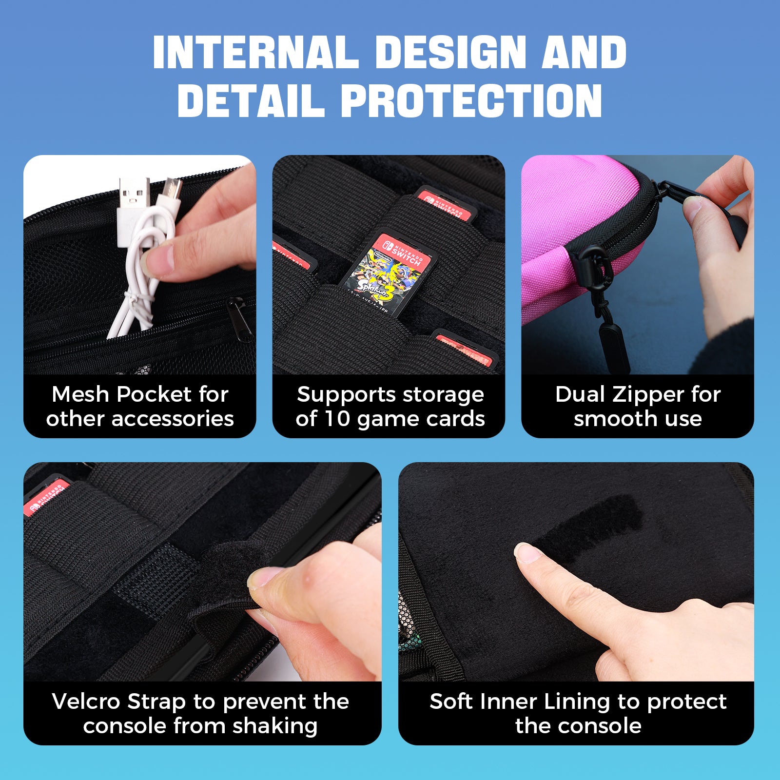 IINE EVA Gradient Storage Bag for Switch 2