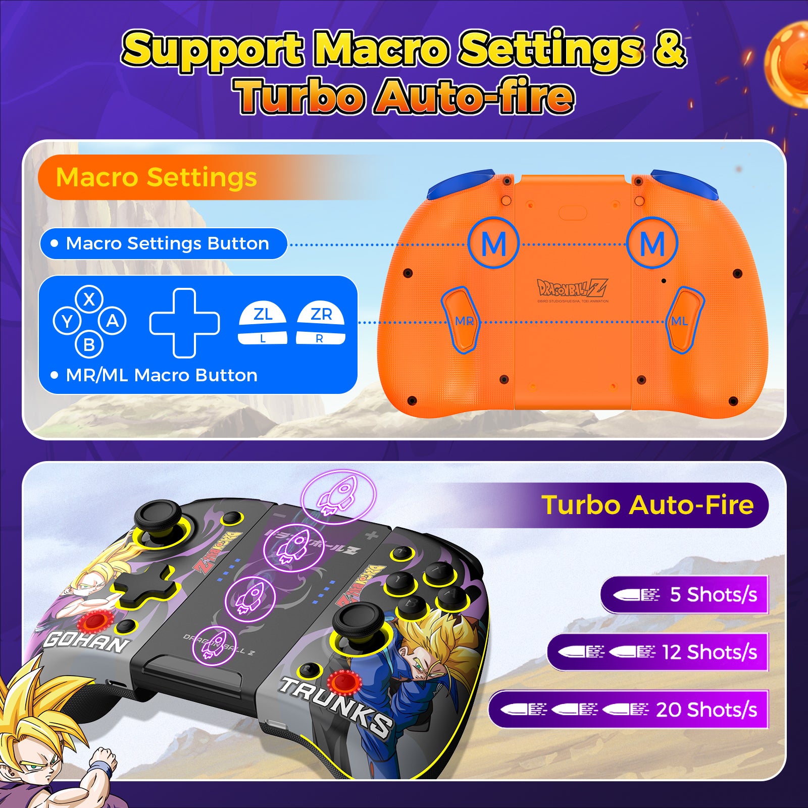 IINE DragonBall Elite Mechanical Joypad for NS