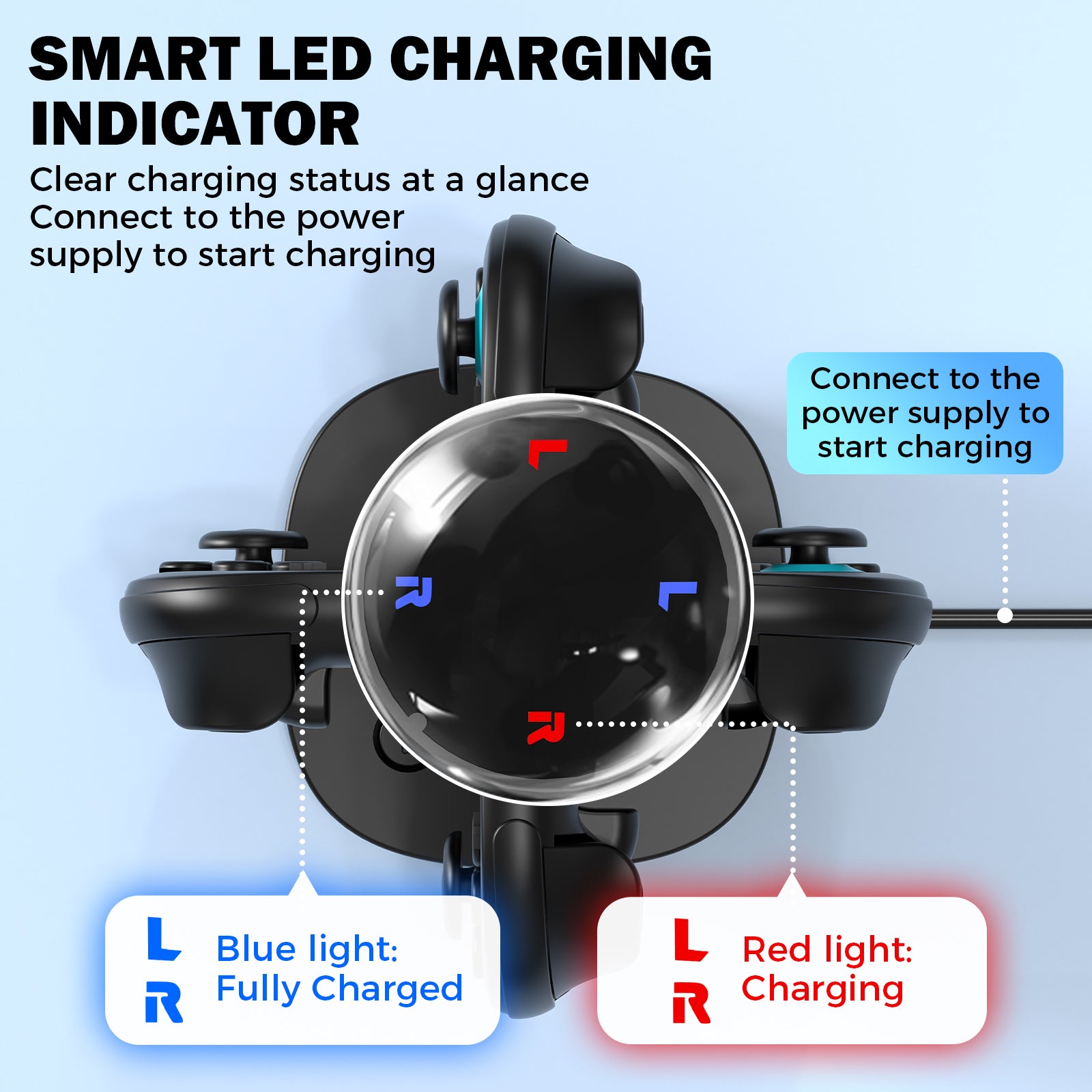 IINE 4-IN-1 Black Fast Charging dock station for Switch 2
