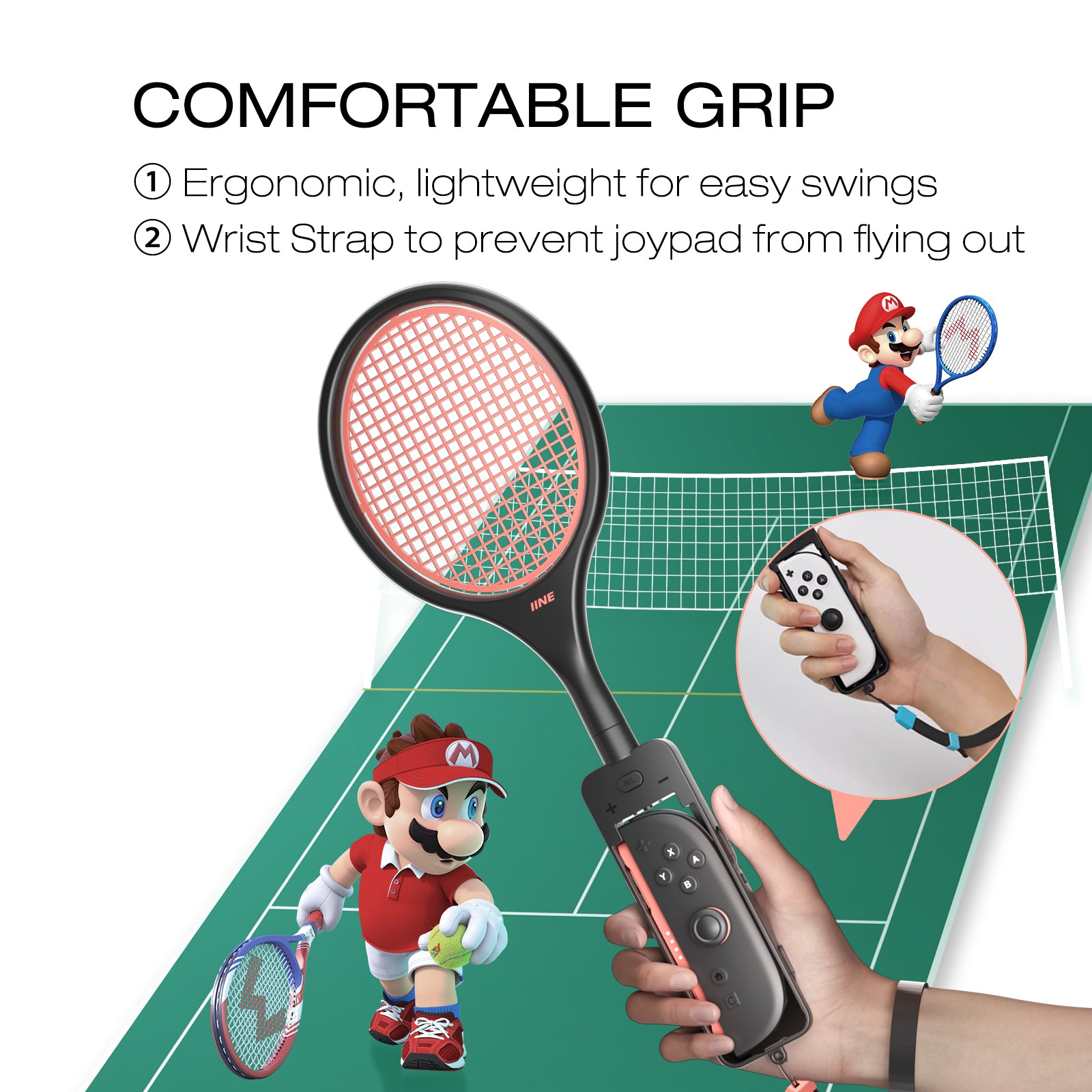 IINE Tennies Racket Set for Switch 2