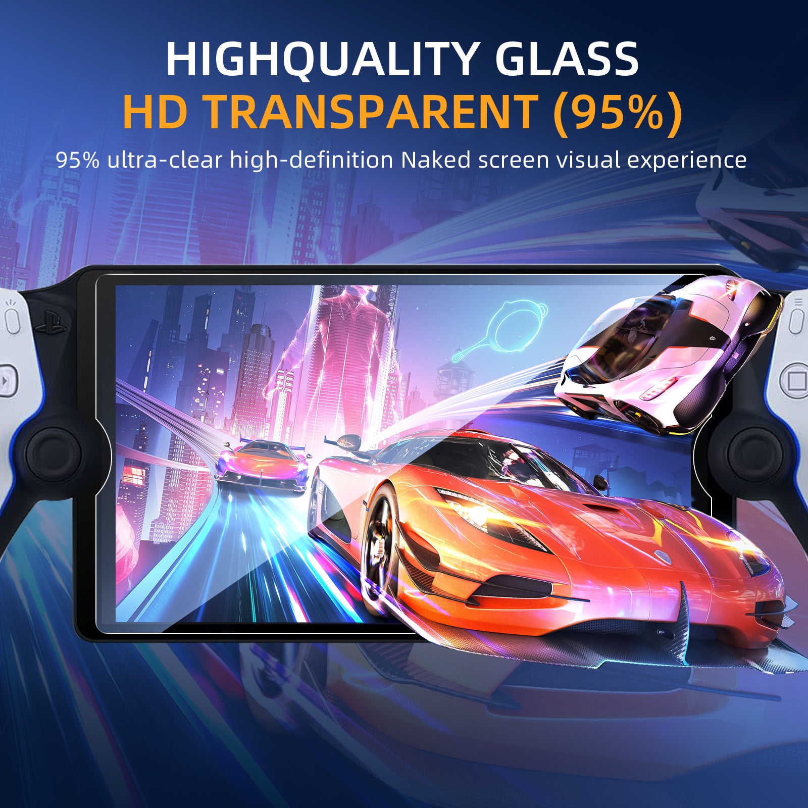 IINE Tempered Glass Film for Playstation Potal