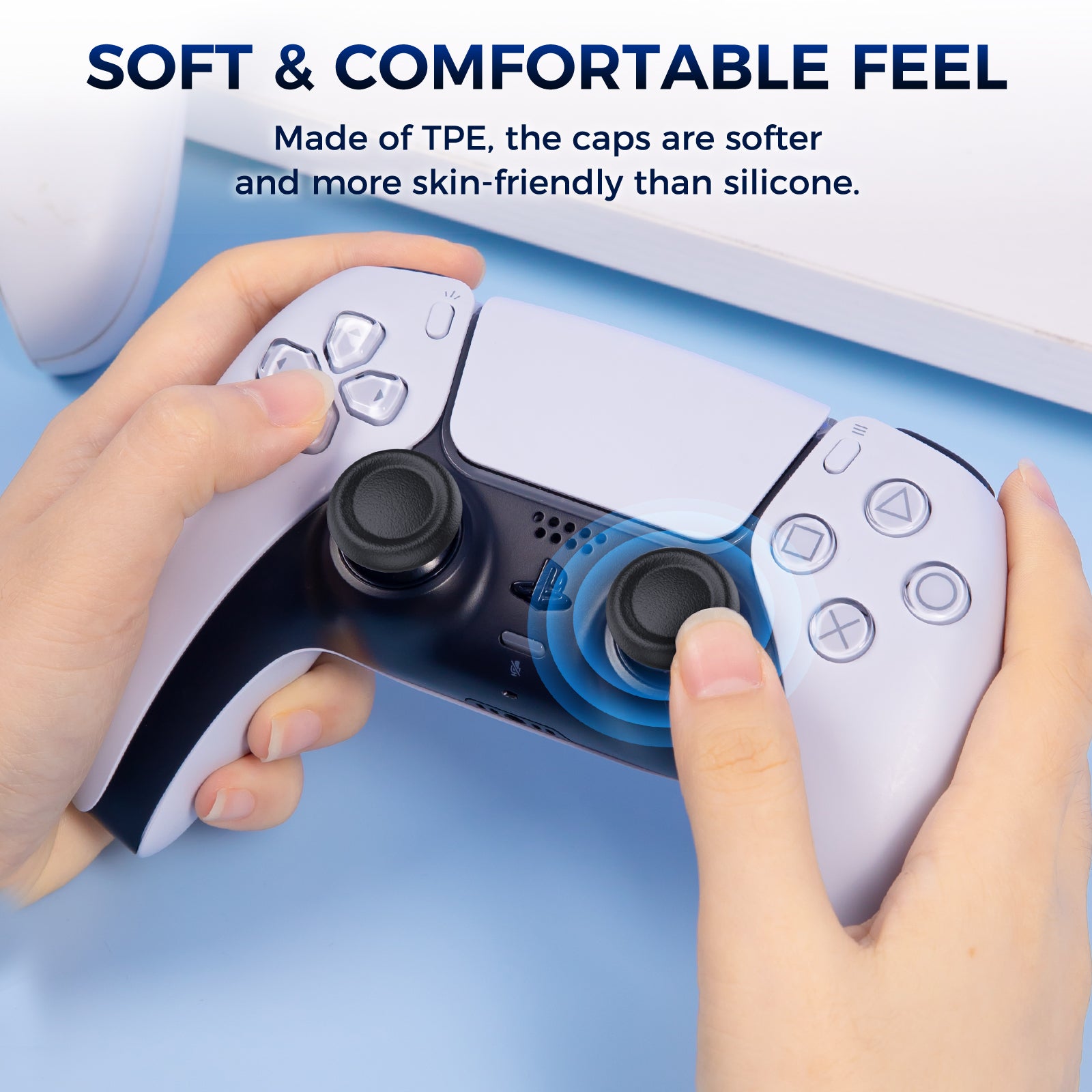 IINE JOYSTICK REPLACEMENT CAPS FOR PS5 /Comfortable Feel ,Easy to install