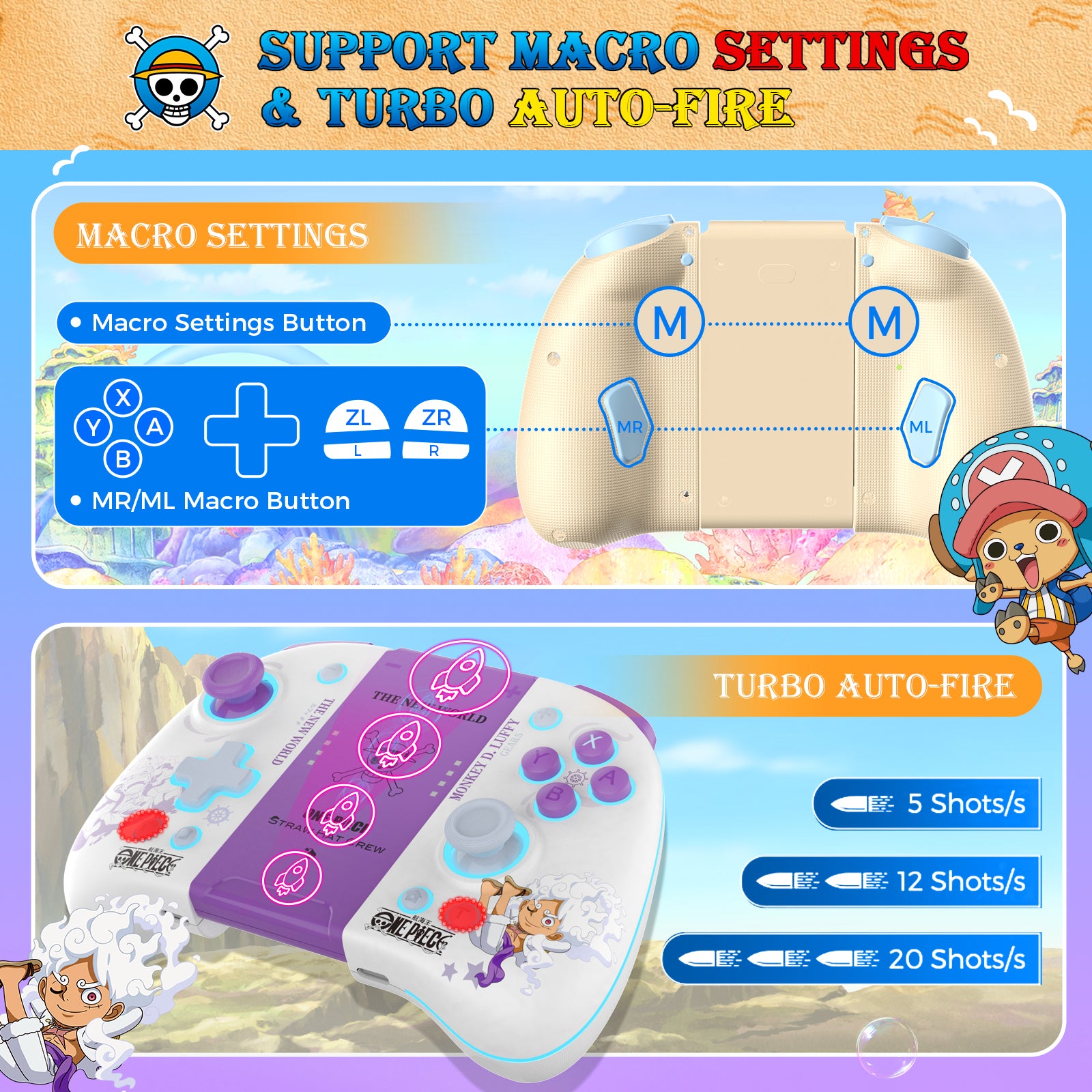 IINE Nintendo Switch Elite Cartoon Joypad for Nintendo Switch/lite/OLED