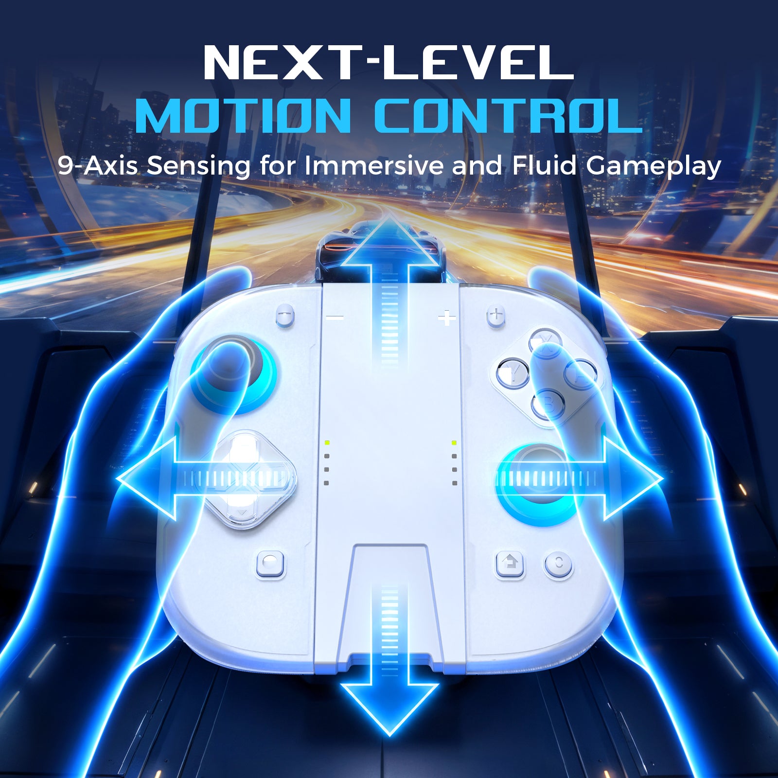 IINE Twin Lumina Wireless Joypad for Switch 2