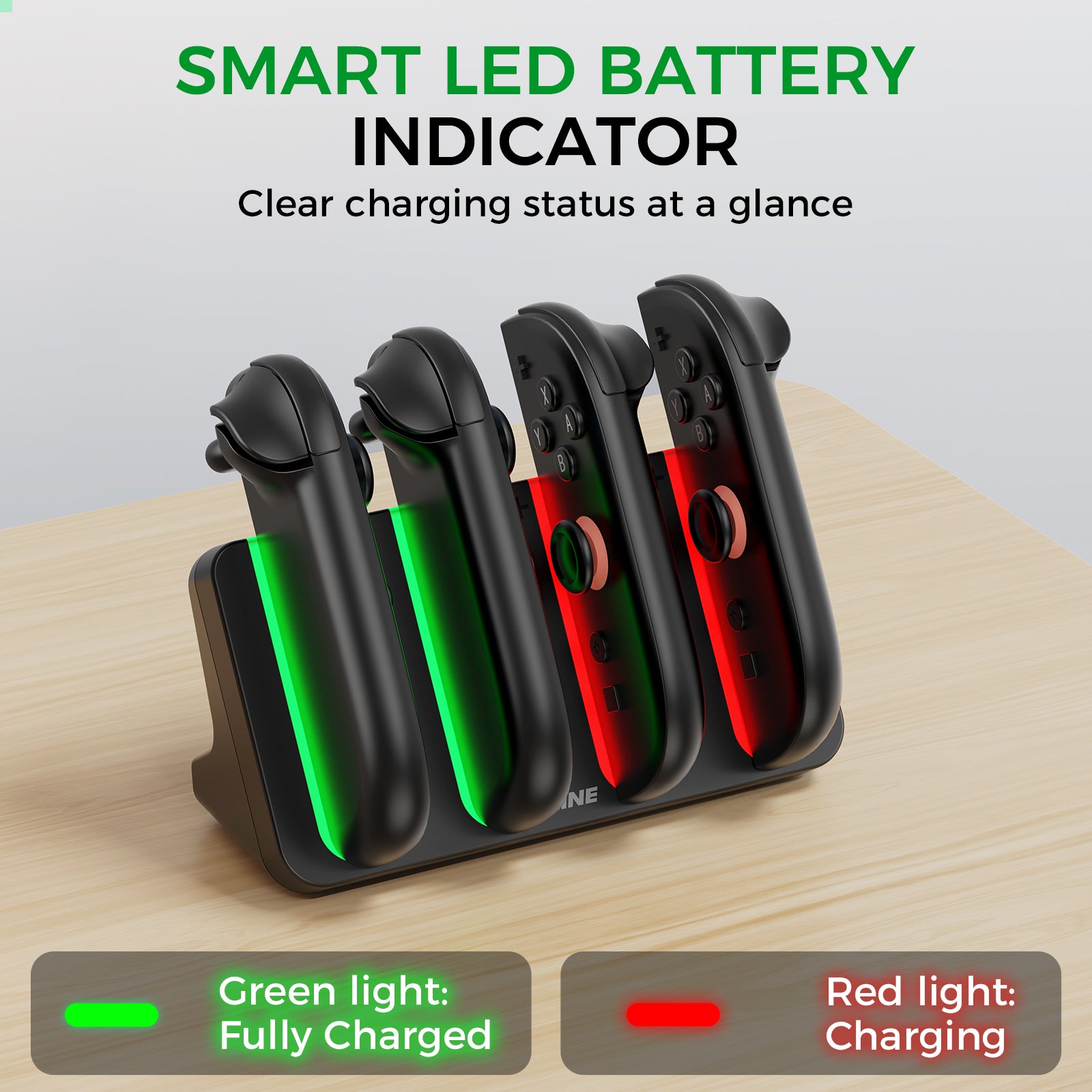 iine 4-in-1 Charging Stand for Switch 2 Fast Charging