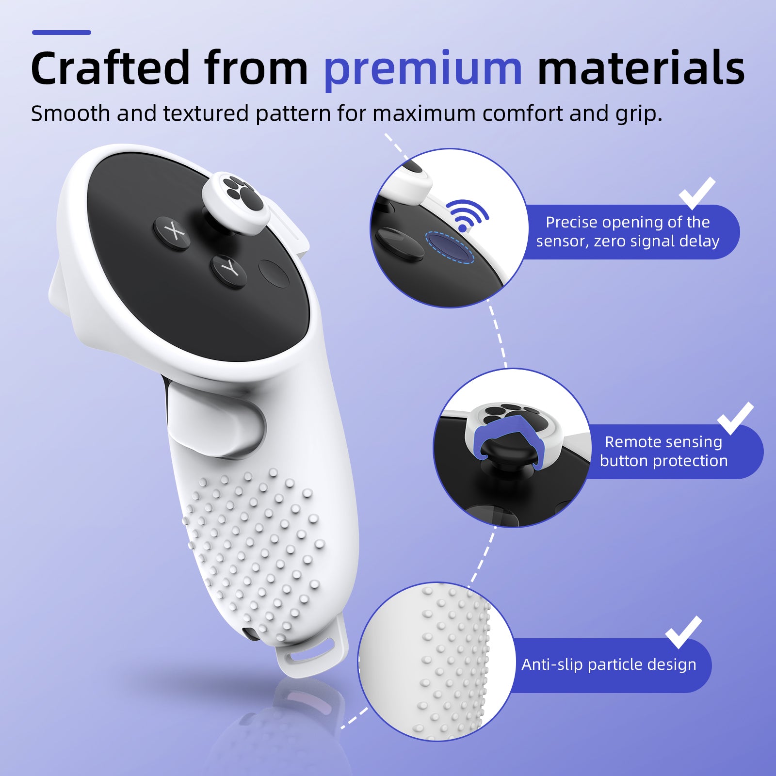 IINE Meta Quest 3 Controller and Headset Protective Covers